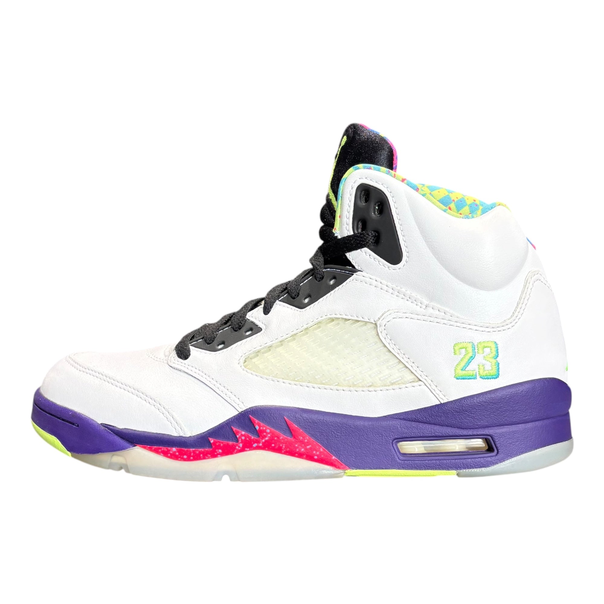 NIKE(ナイキ) AIR JORDAN5 RETRO BEL-AIR エアジョーダン5 レトロ ベル エアー DB3335-100 26.0cm ホワイト×パープル