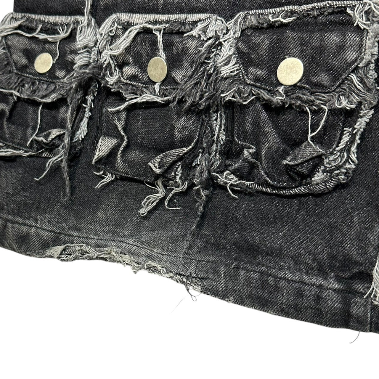 NO/FAITH STUDIOS(ノーフェイスストゥディオス) 64 POCKET PANTS (EXCLUSIVE) / GRY ポケット バギー デニム パンツ 64PP-GRY S グレー