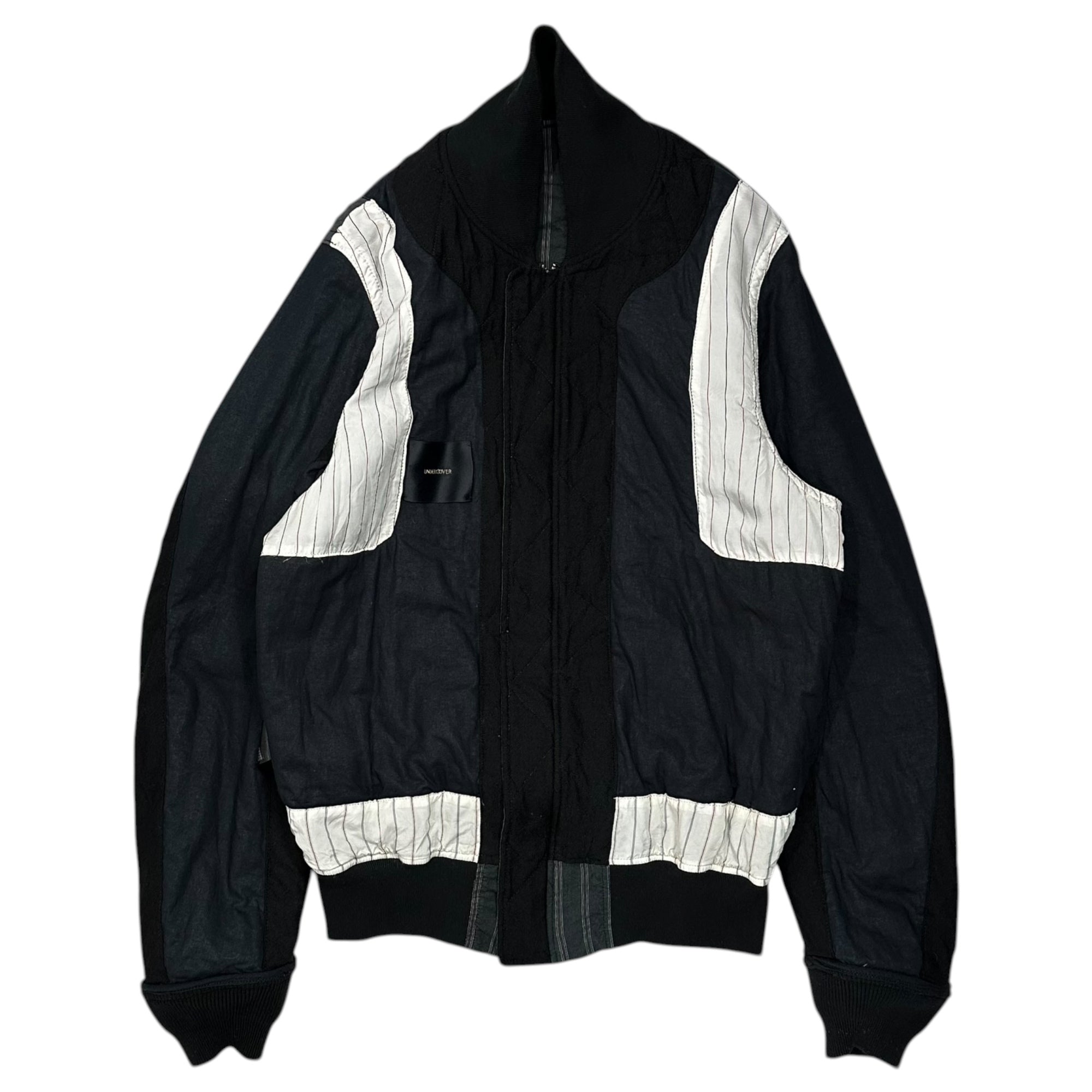 UNDERCOVER(アンダーカバー) 17SS R/CM Reverse felting MA-1 Jacket  レーヨン コットン ミックス 裏縮絨 ボンバー ジャケット UCS4201-1 1(XS~S程度) ブラック(フェード感有) インサイドアウト着用可能