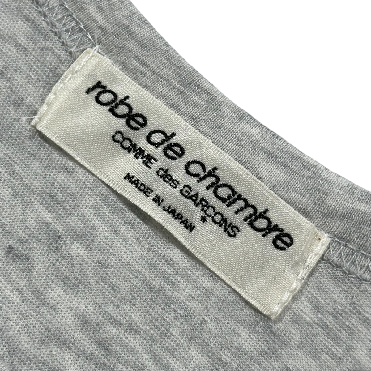 robe de chambre COMME des GARCONS(ローブドシャンブルコムデギャルソン) 1999SS ete avant 2000 Printed Crew-Neck T-Shirt プリント クルーネック Tシャツ RT-100290 FREE グレー×ブラック×ホワイト