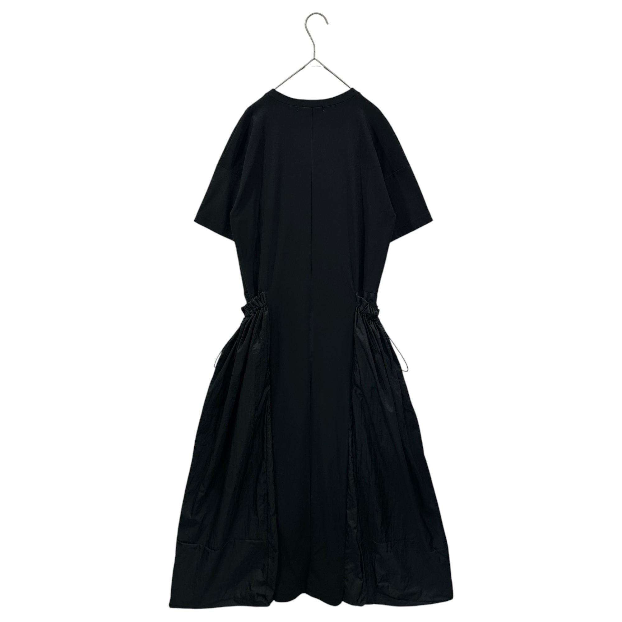 UN3D.(アンスリード) Side-Pocket Gathered Dress サイドポケット ギャザー ワンピース 522330300301-01 38(M) ブラック