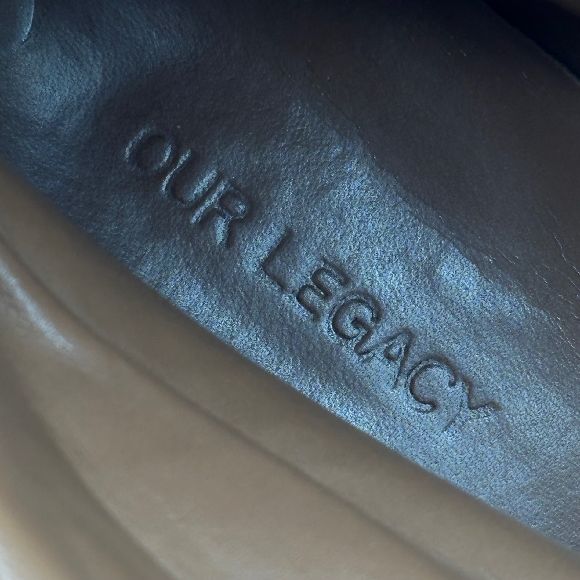 OUR LEGACY(アワーレガシー) CAMION BOOT - DDEP AMERICANO LEATHER カミオン ブーツ A4247CDA 42(27cm程度) ブラウン サイドジップ