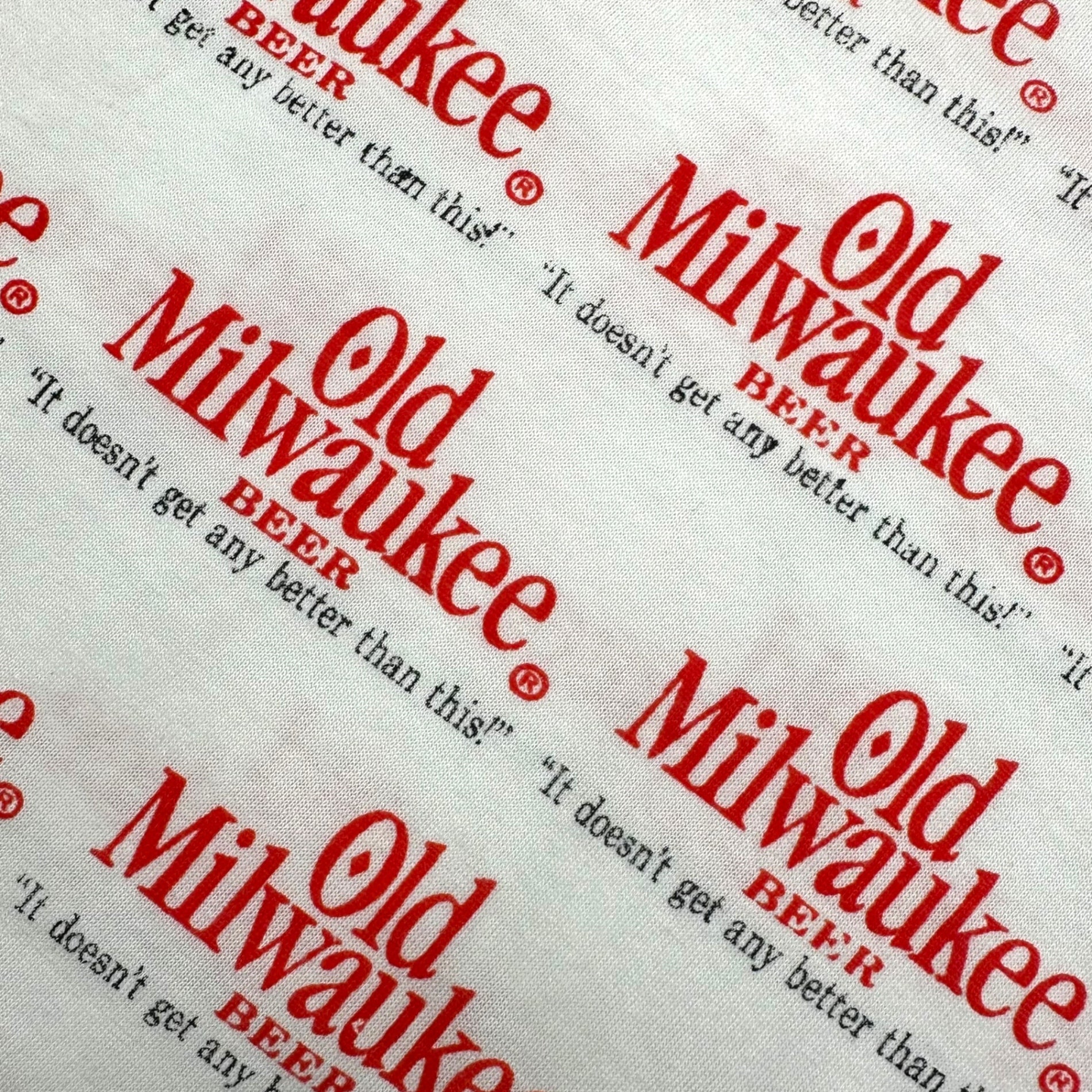 VINTAGE(ヴィンテージ) 70~80's OLD MILWAUKEE T-Shirt 70年 80年代 オールド ミルウォーキー Tシャツ M ホワイト×レッド 50/50