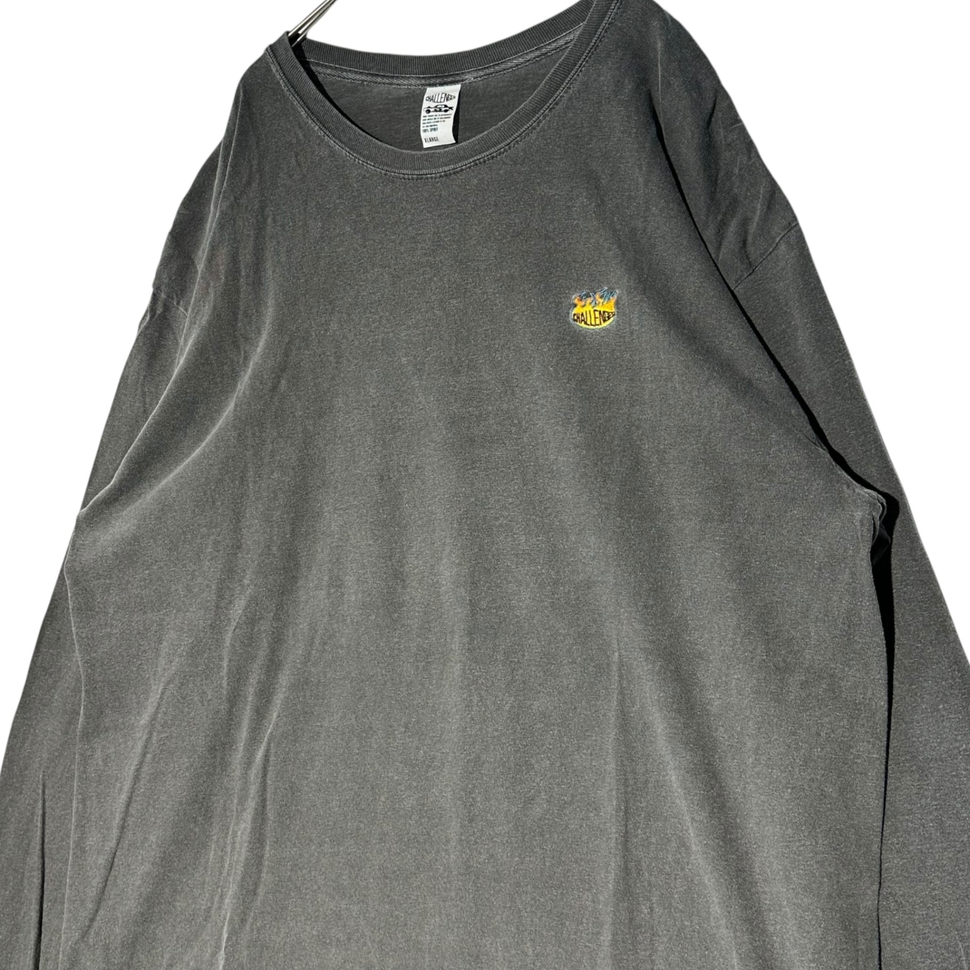 CHALLENGER(チャレンジャー) L/S FIREBALL TEE 長袖 ファイヤーボールＴシャツ CLG-TS 021-053 XL ブラック