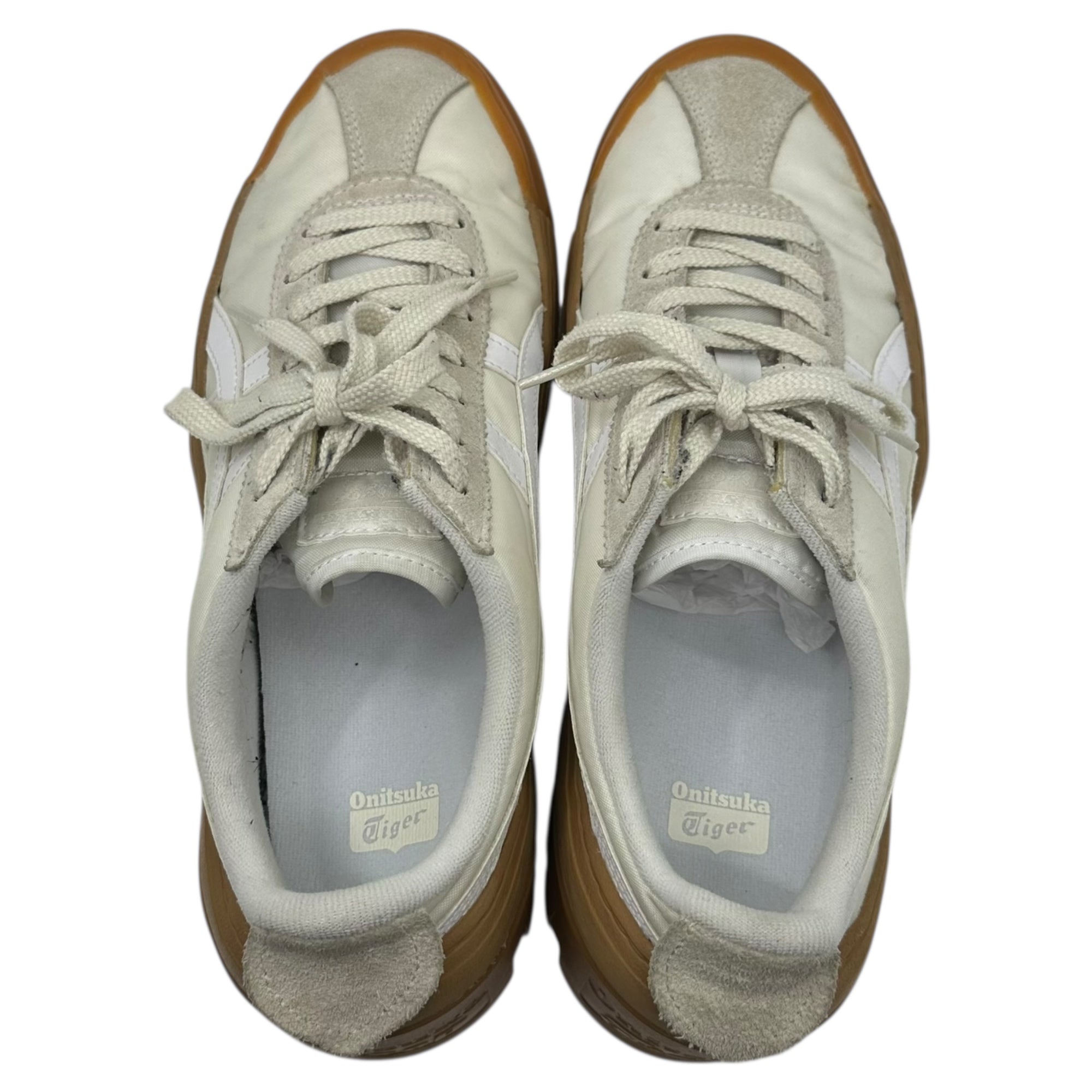 Onitsuka Tiger(オニツカタイガー) DELEGATION CHUNK デリゲイション チャンク 1183A585-104 26.5cm アイボリー×ブラウン 厚底 ローカット スニーカー
