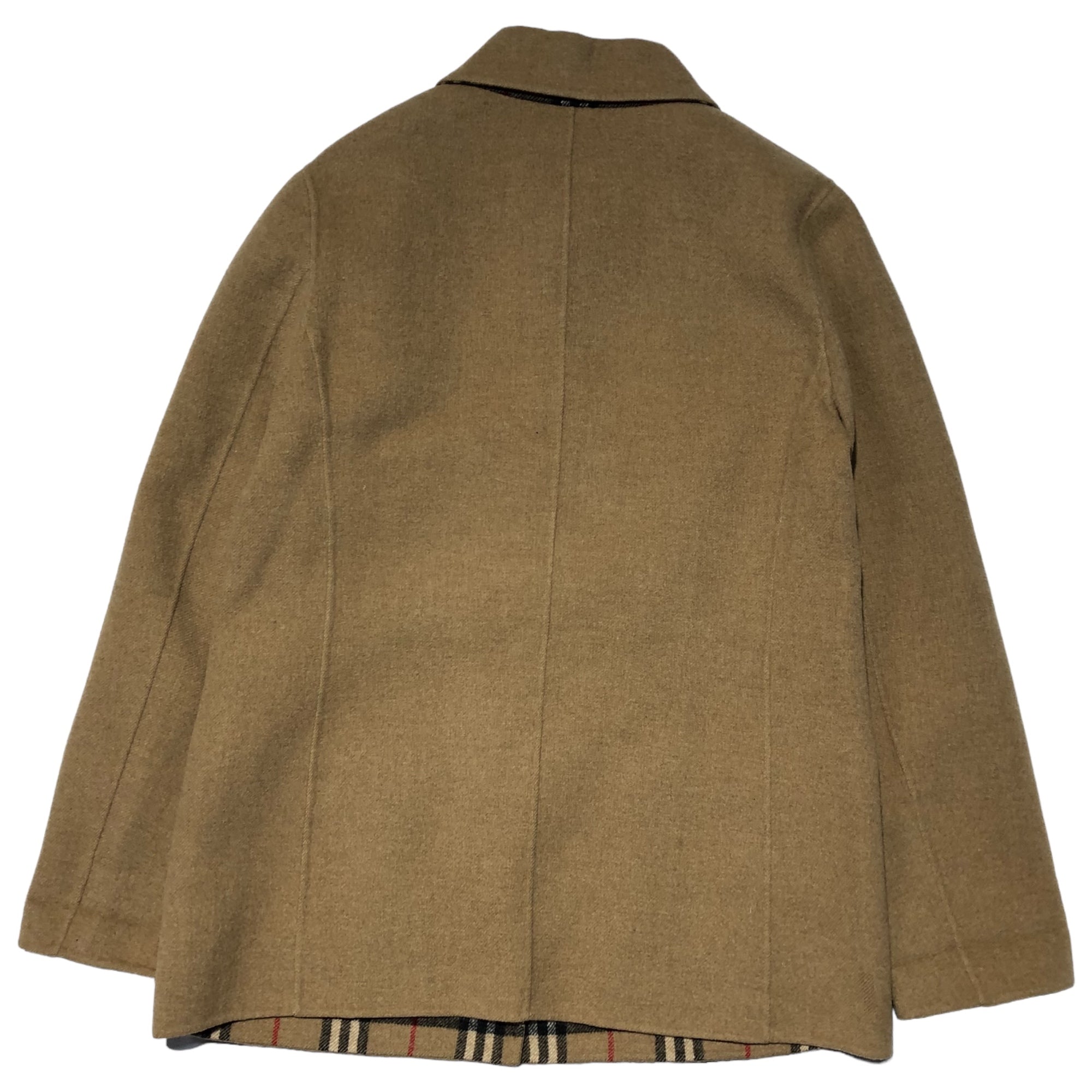 BURBERRY LONDON(バーバリーロンドン) cashmere wool jacket カシミヤ ウール ジャケット FN055-051-50  40(L程度) ベージュ ステンカラー コート ノバチェック