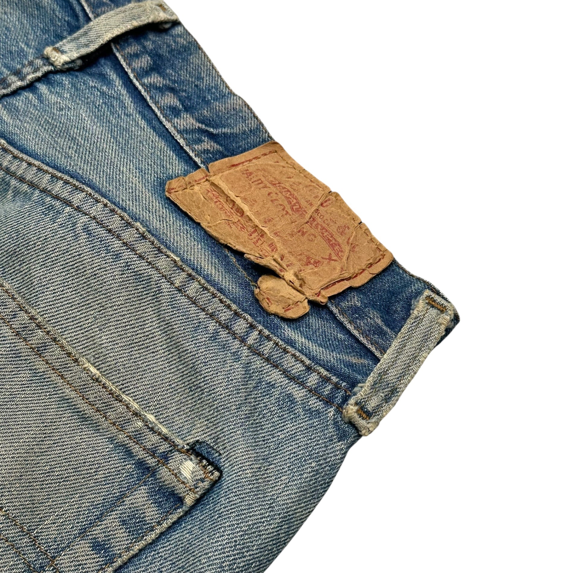 Levi's(リーバイス) 1980's 501 Redline Vintage Denim pants 赤耳 ヴィンテージ デニム パンツ 表記消(実寸約W30) インディゴ 80年代 ヴィンテージ セルビッチ ボタン裏524