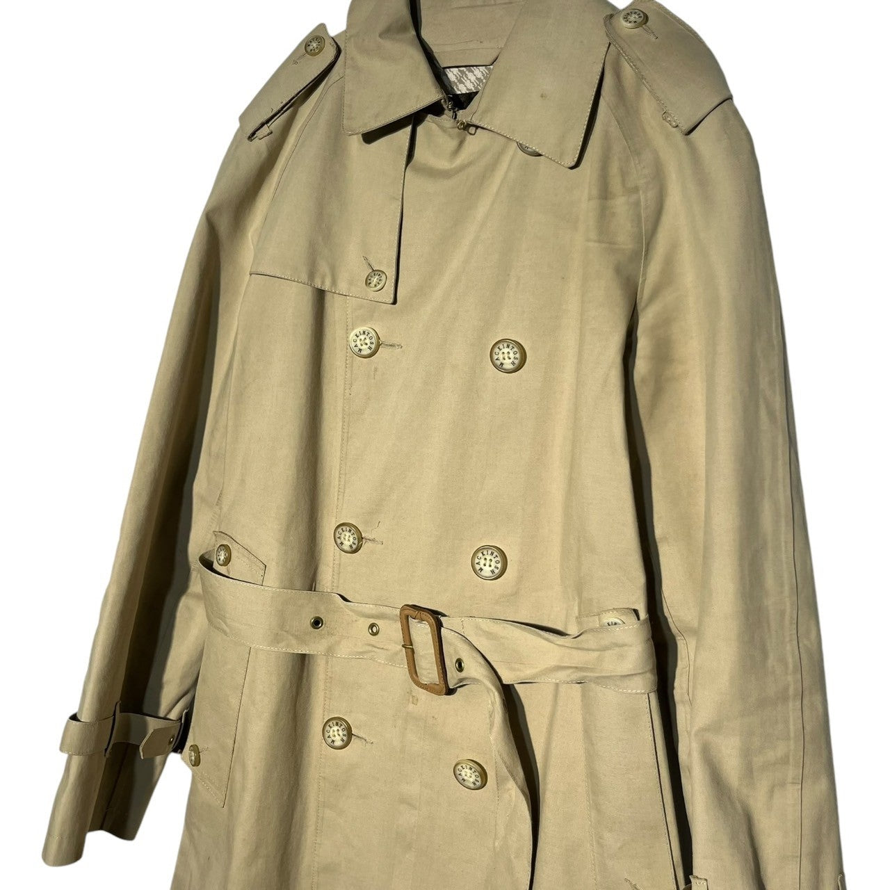 MACKINTOSH(マッキントッシュ) rubberized trench coat ゴム引き トレンチコート 36(S) ベージュ