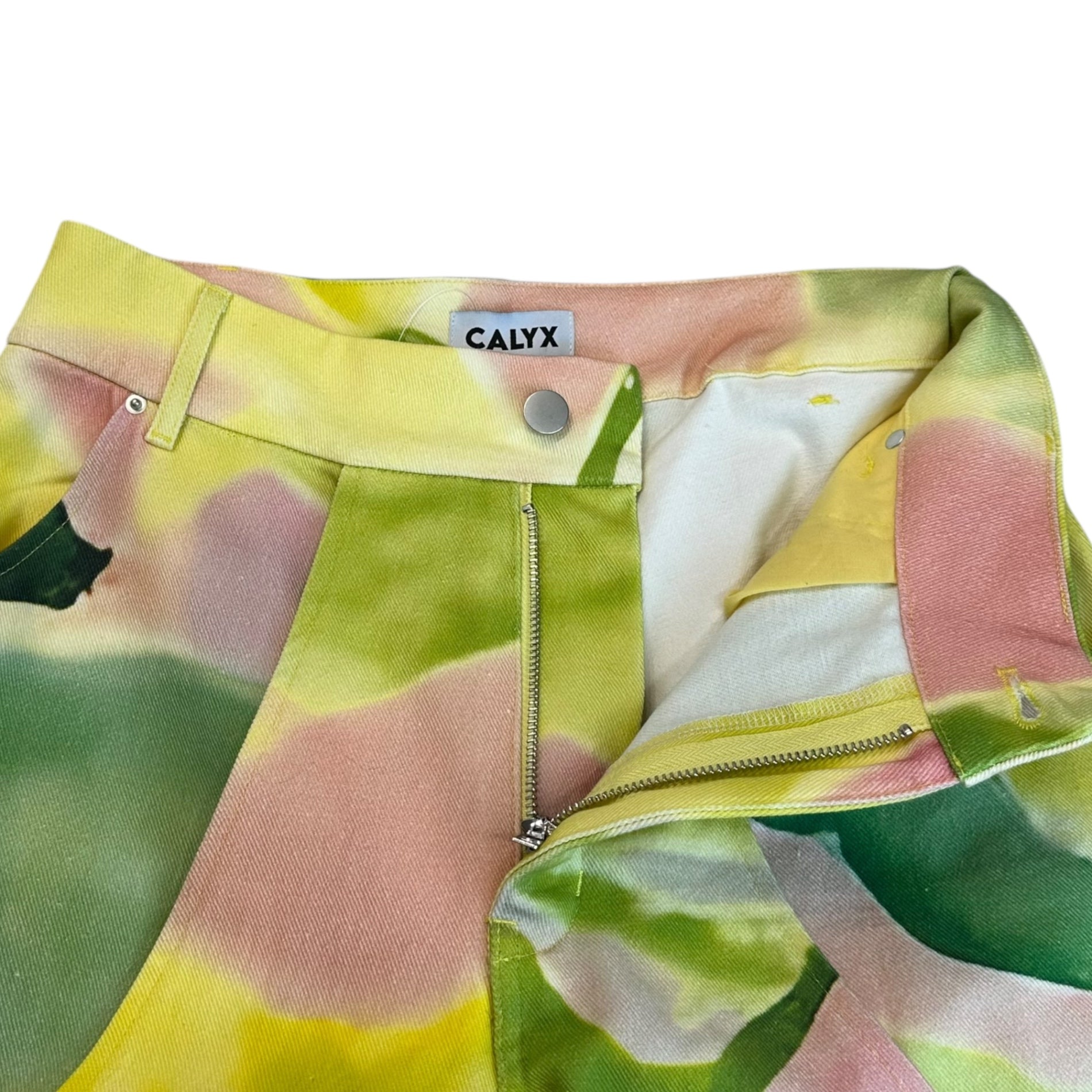 CALYX(カリクス) CARPENTER PANTS カーペンター パンツ CAL25SS-PT004 S グリーン×ピンク 参考定価86,900円(税込)