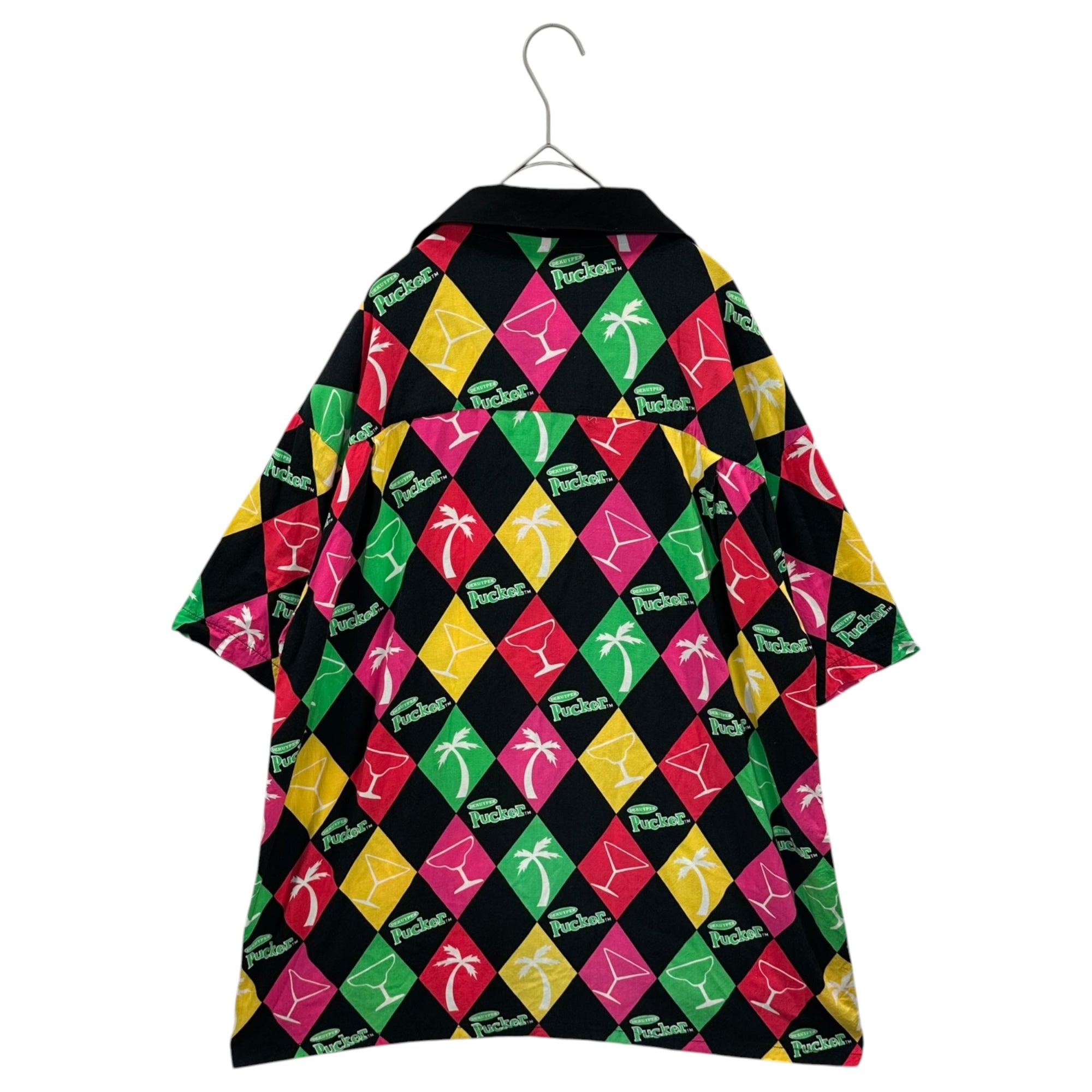 VINTAGE(ヴィンテージ) 1990's Pucker All-Over Print Hawaiian Shirt 総柄 ハワイアン シャツ XL マルチカラー