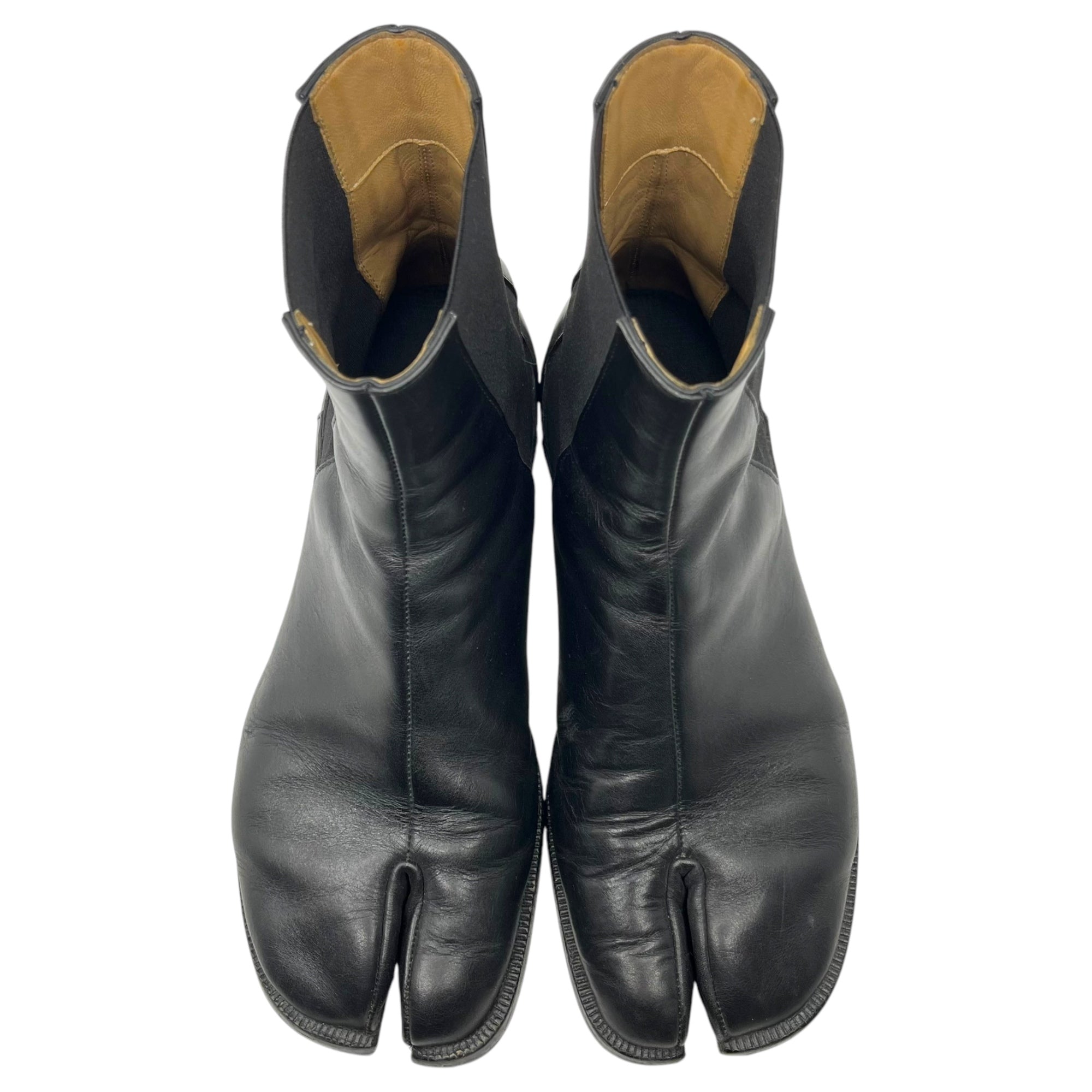 MAISON MARGIELA(メゾンマルジェラ) TABI chelsea boots 足袋 チェルシー ブーツ S57WU0150 40(26cm) ブラック 箱付 サイドゴア レザー