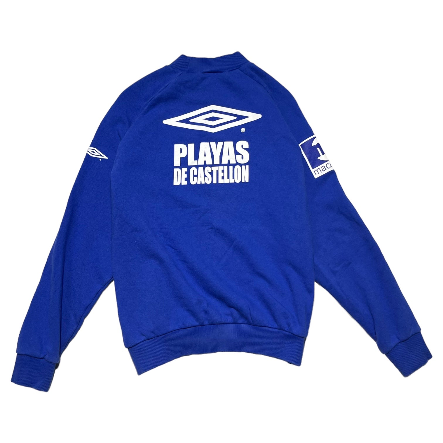 UMBRO(アンブロ) 00's team logo sweatshirts チーム ロゴ スウェット UEA3758 O(XL程度) ブルー Y2K ゲーム シャツ