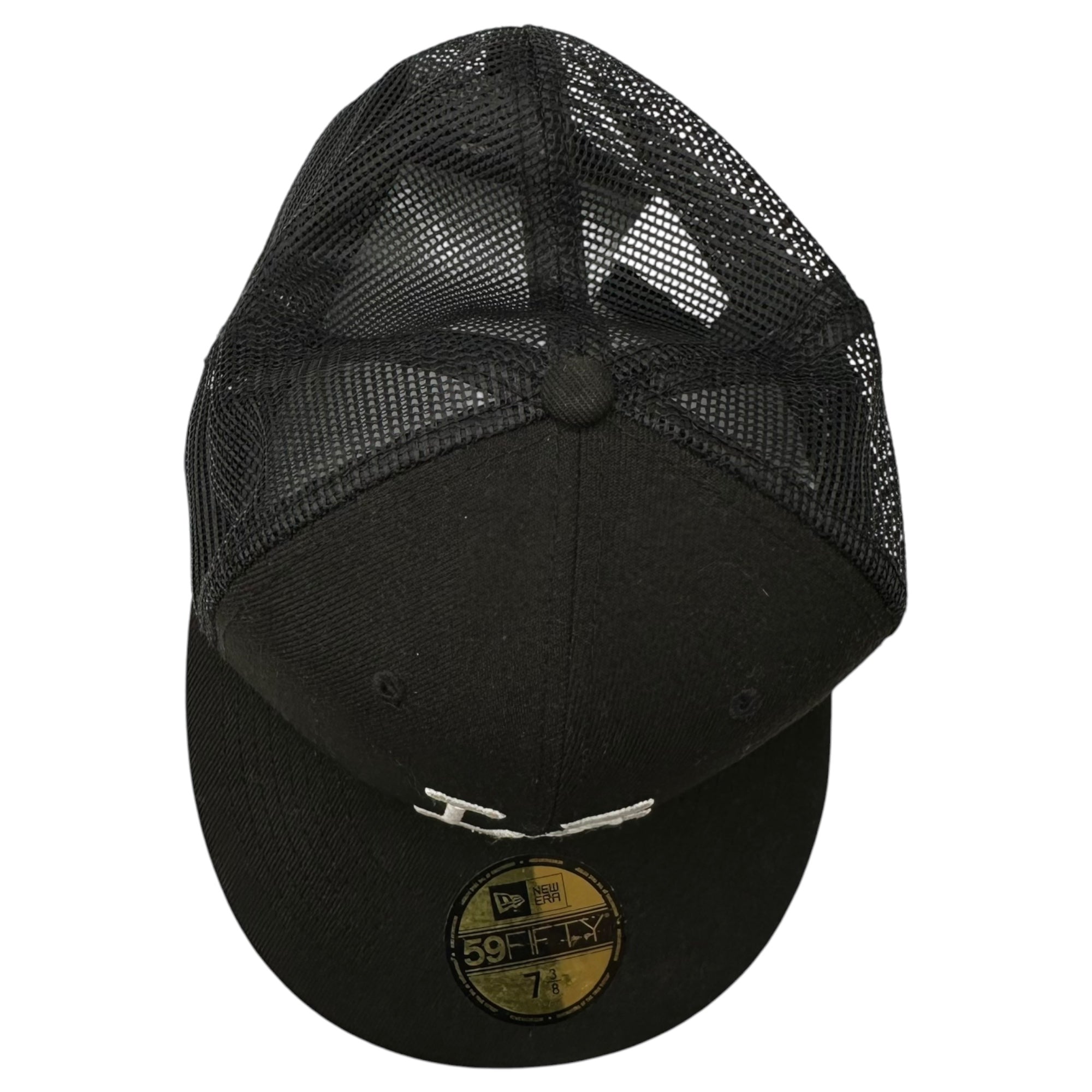 STUSSY New Era メッシュキャップ ブラック NEW ERA×STUSSY(ニューエラ×ステューシー) LA MECH BACK CAP メッシュ