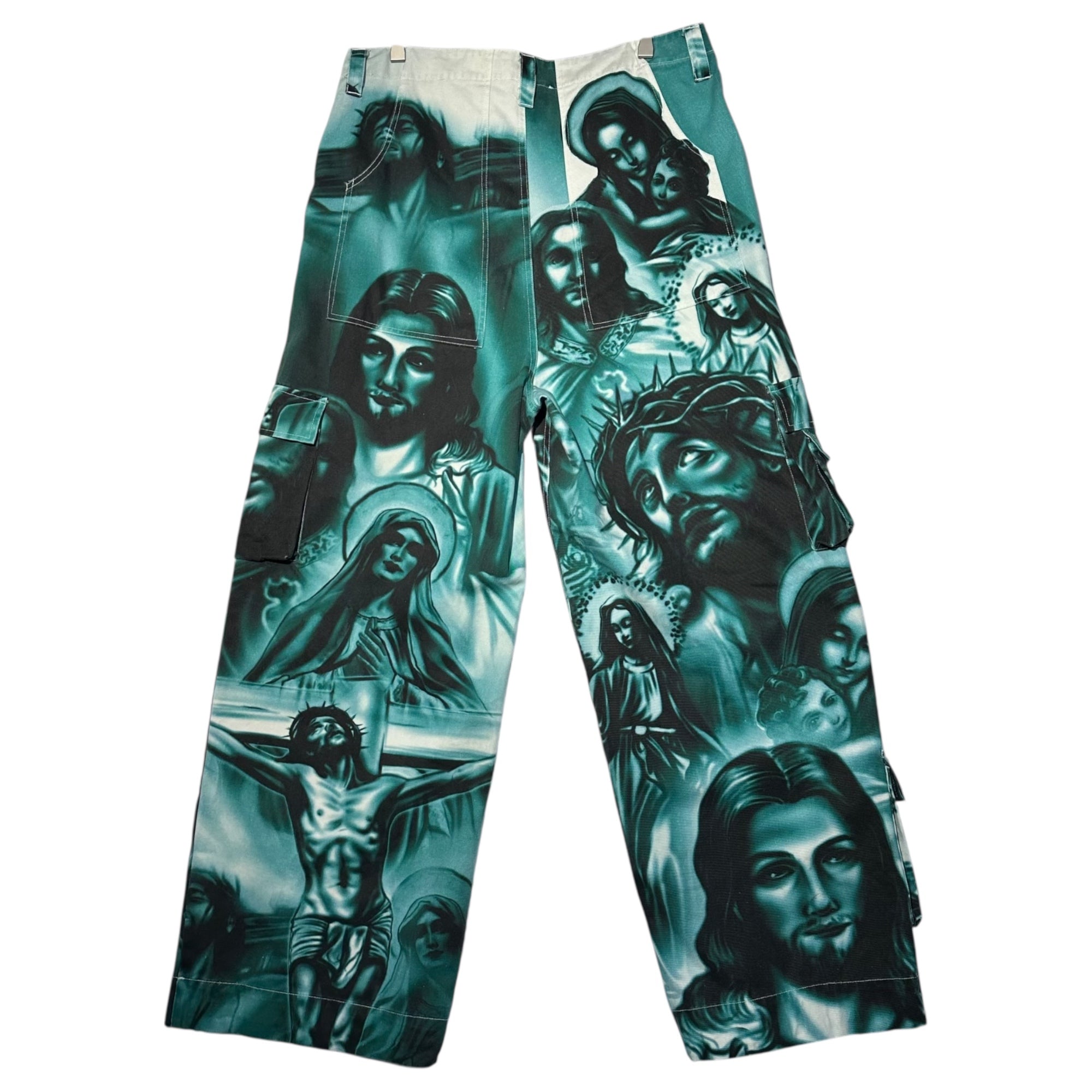 美品 Gerrit Jacob キリスト マリア Cargo Pants 32 Gerrit Jacob(ジェリット ジェイコブ) Christ and Mary Set Up