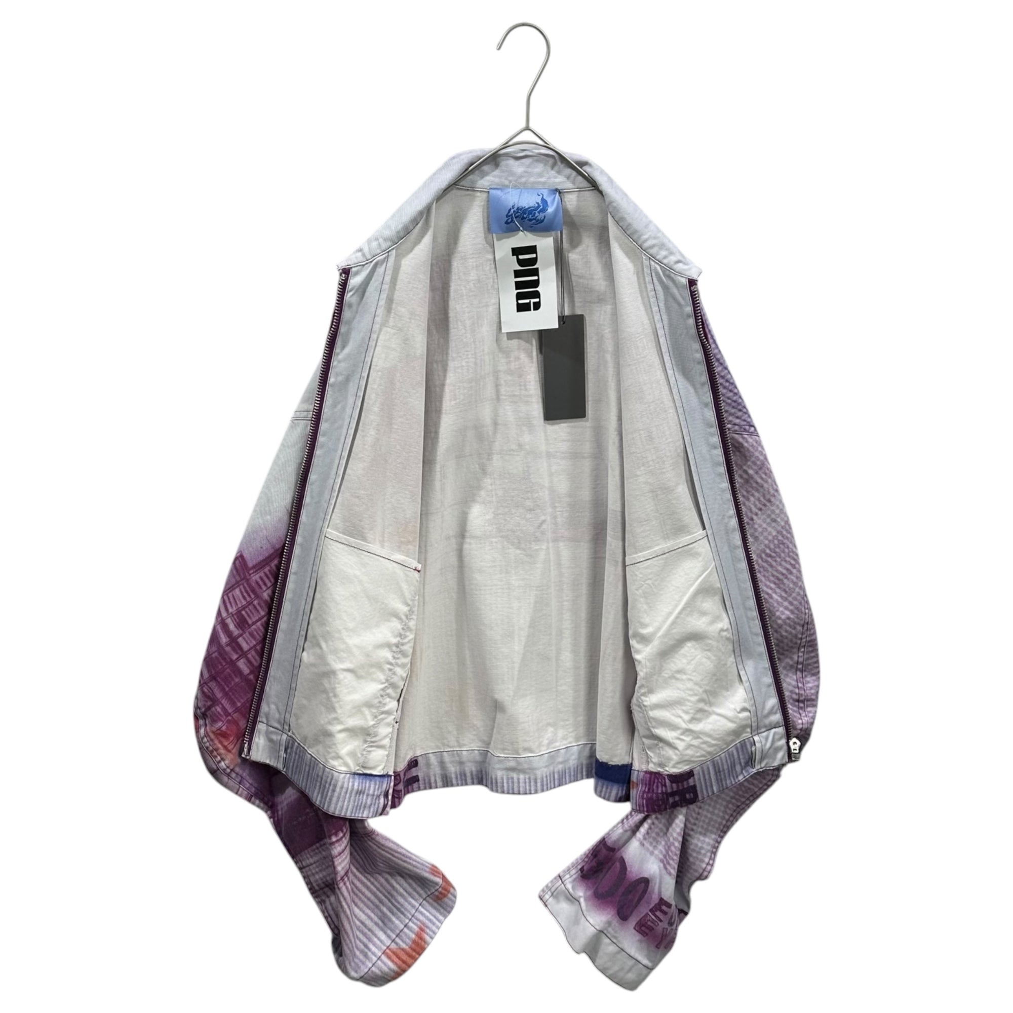 Gerrit Jacob(ジェリットジェイコブ) 2025AW PRINTED DENIM JACKET デニム ジャケット GJ25FW-JK2-PLU S プラム×スカイ PNG STORE 取扱
