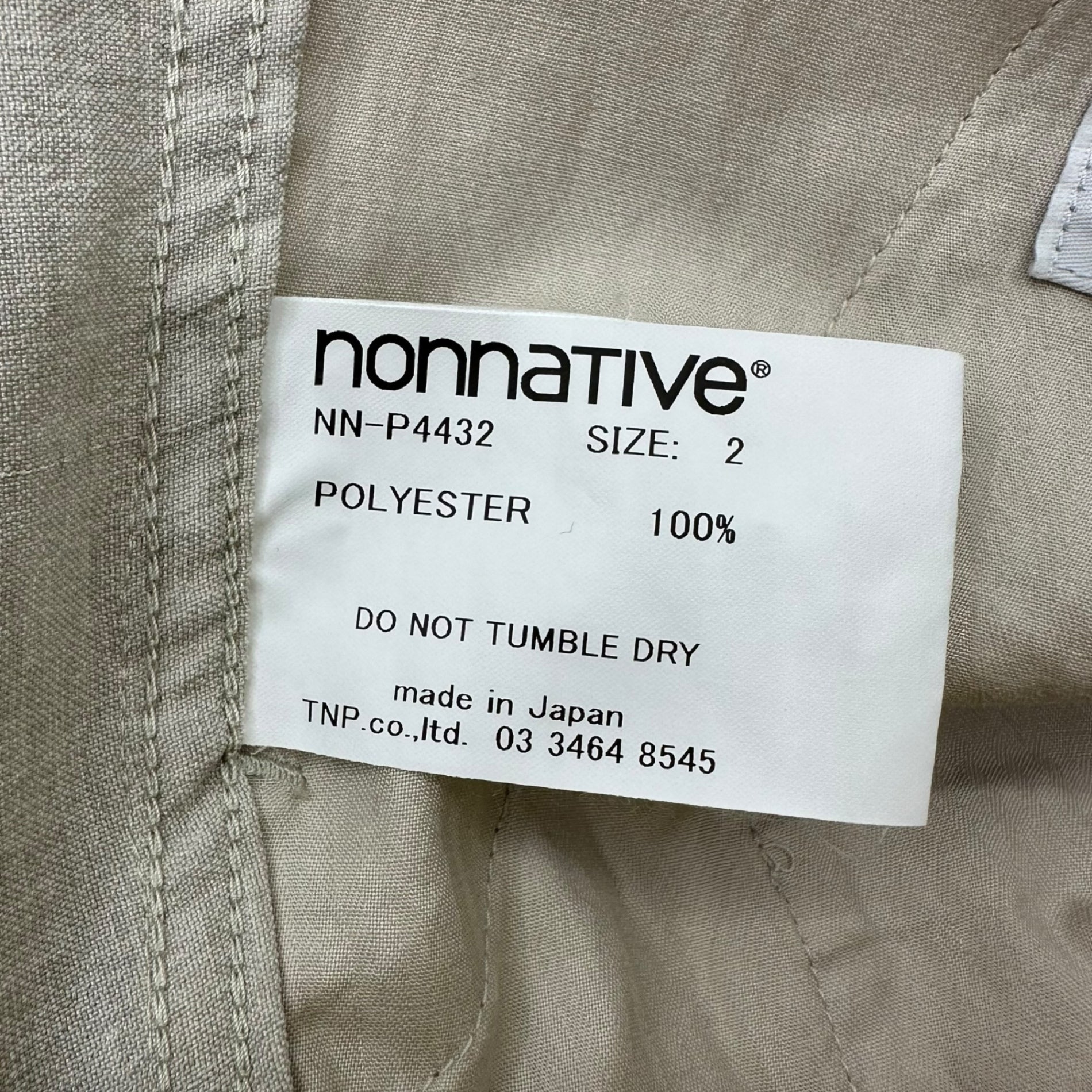 ノンネイティブ 24SS ハイカーイージーロングパンツ nonnative(ノンネイティブ) 24SS HIKER EASY PANTS POLY