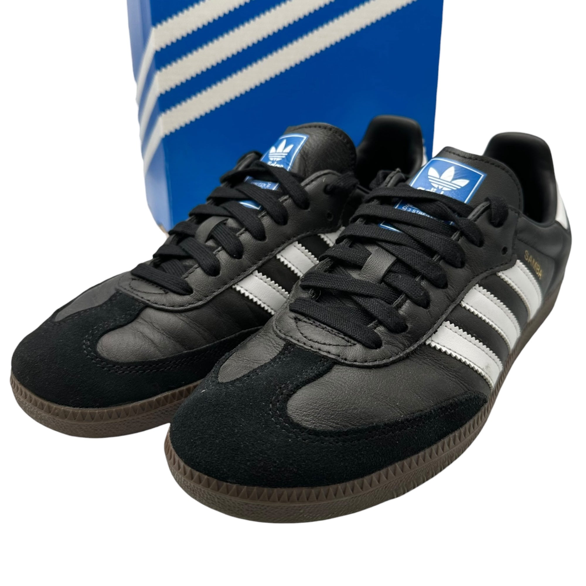 adidas(アディダス) Samba OG "Core Black/Cloud White/Gum" サンバ ローカット スニーカー B75807 27cm ブラック