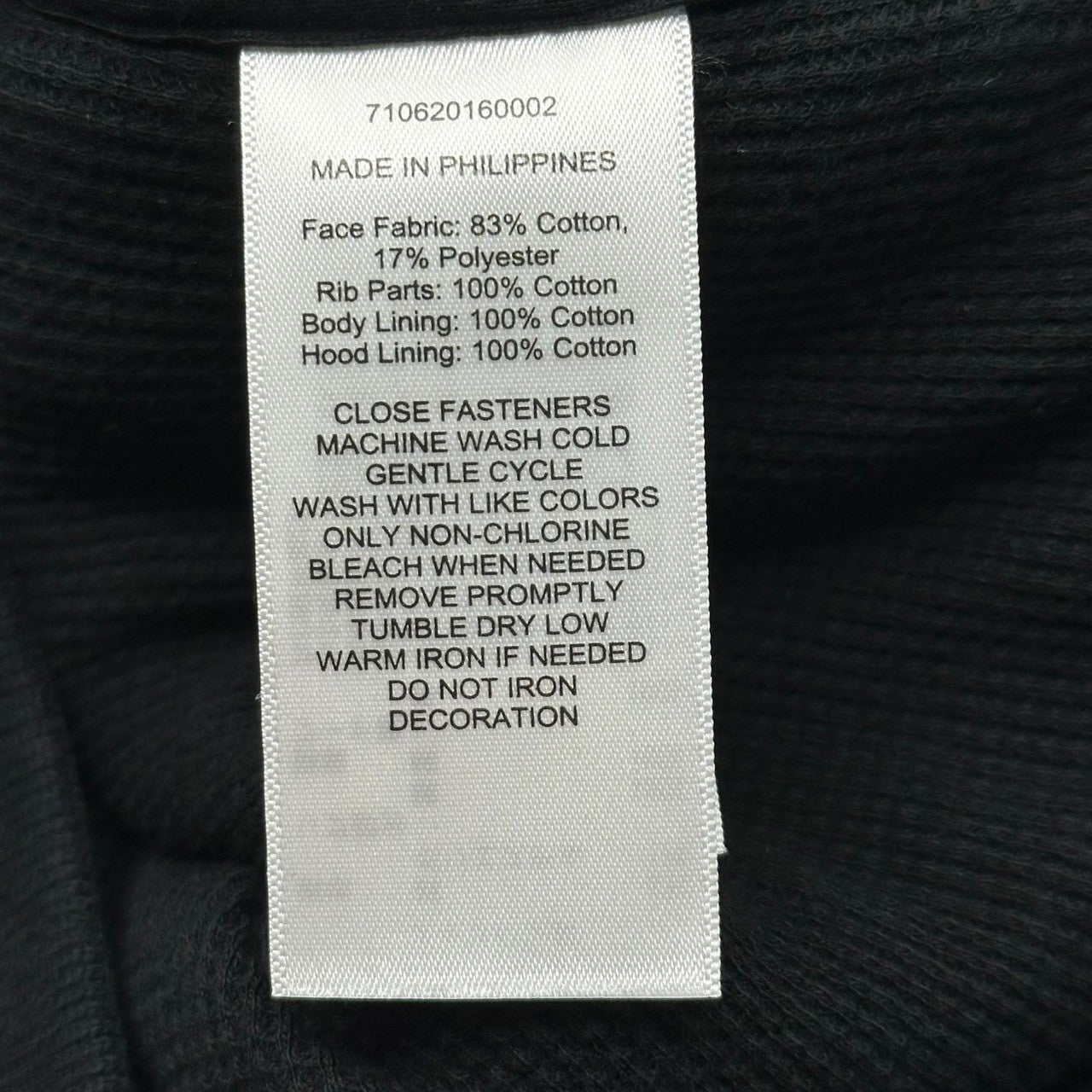 POLO RALPH LAUREN(ポロラルフローレン) Logo Embroidered Hooded Sweatshirt Vest ロゴ刺繡 フーデット スウェット ベスト 710620160002 XS ブラック サーマル裏地