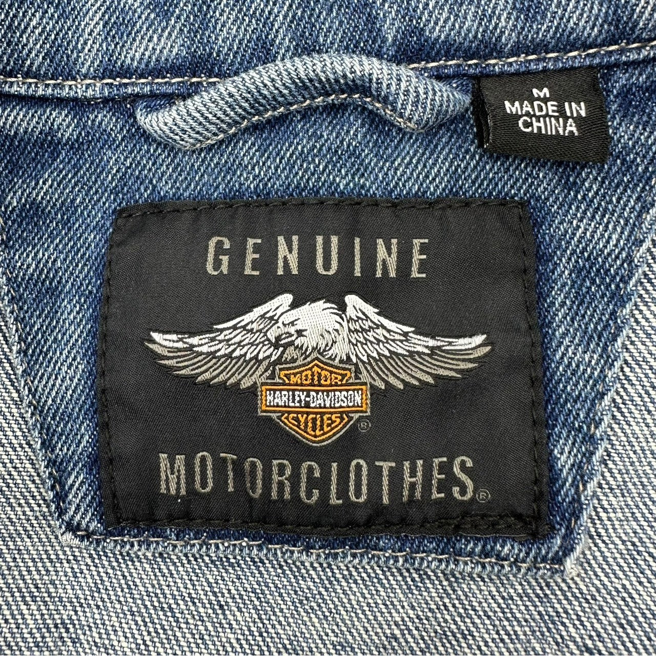 HARLEY DAVIDSON(ハーレーダビッドソン) BAR & SHIELD LOGO DENIM JACKET バー&シールド ロゴ デニム ジャケット 99040-08VM M インディゴ