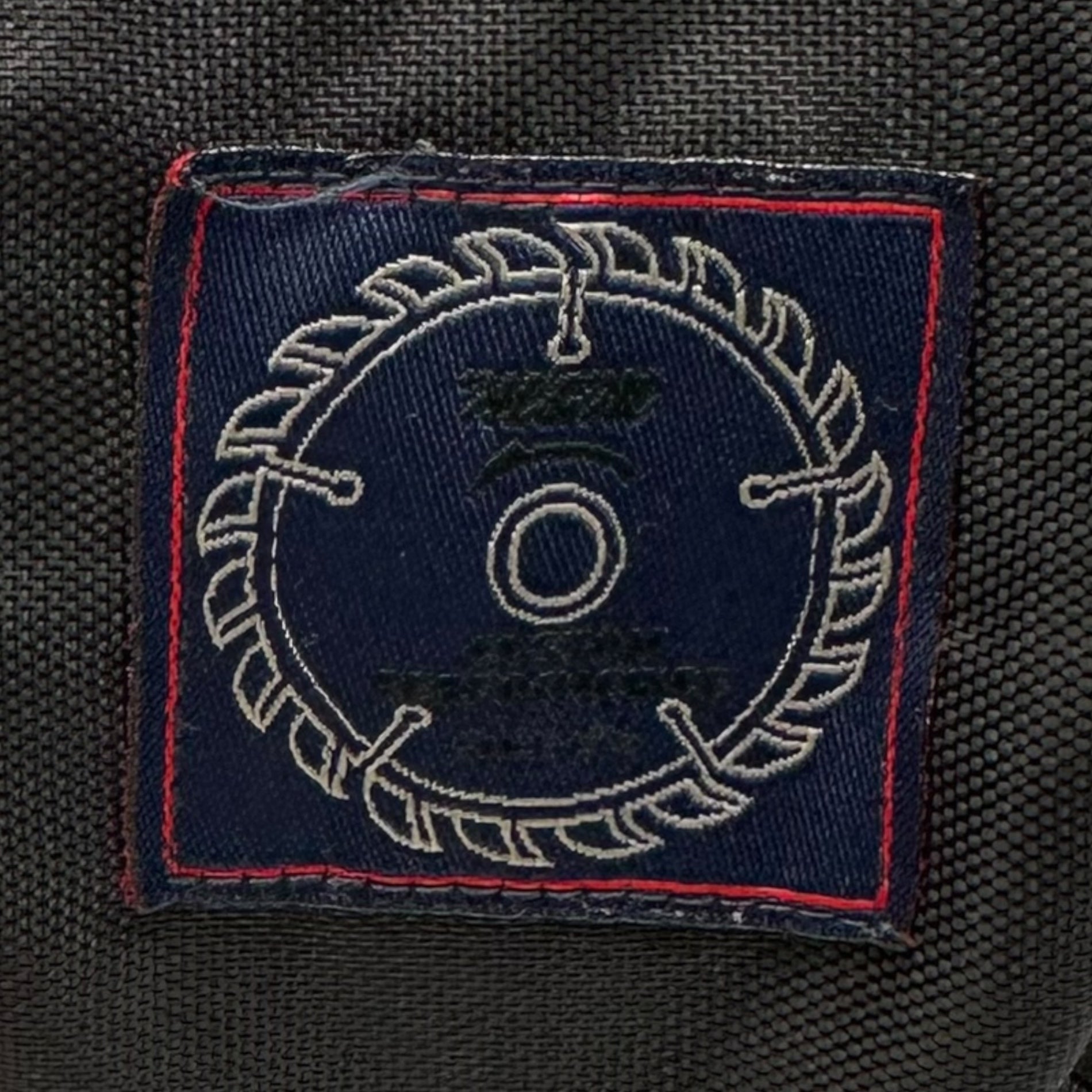 M&M(エム&エム) Logo embroidered barrel bag ロゴ 刺繍 ドラム バッグ ブラック アメリカンアパレル ボディ