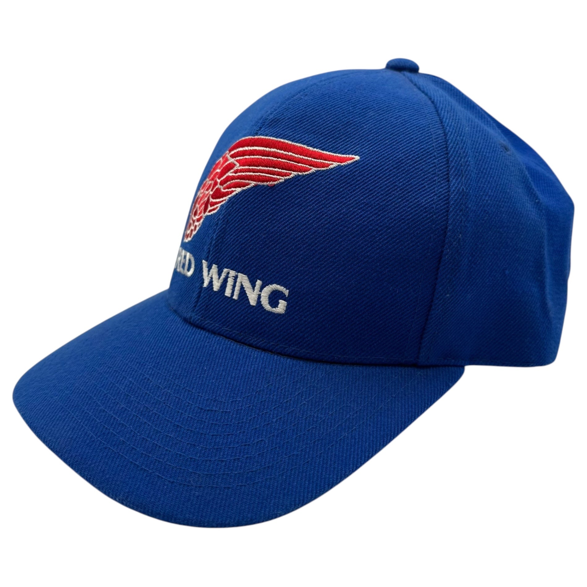 REDWING(レッドウィング) Feather tag embroidered 6-panel cap 羽タグ 刺繍 6パネル キャップ ブルー×レッド