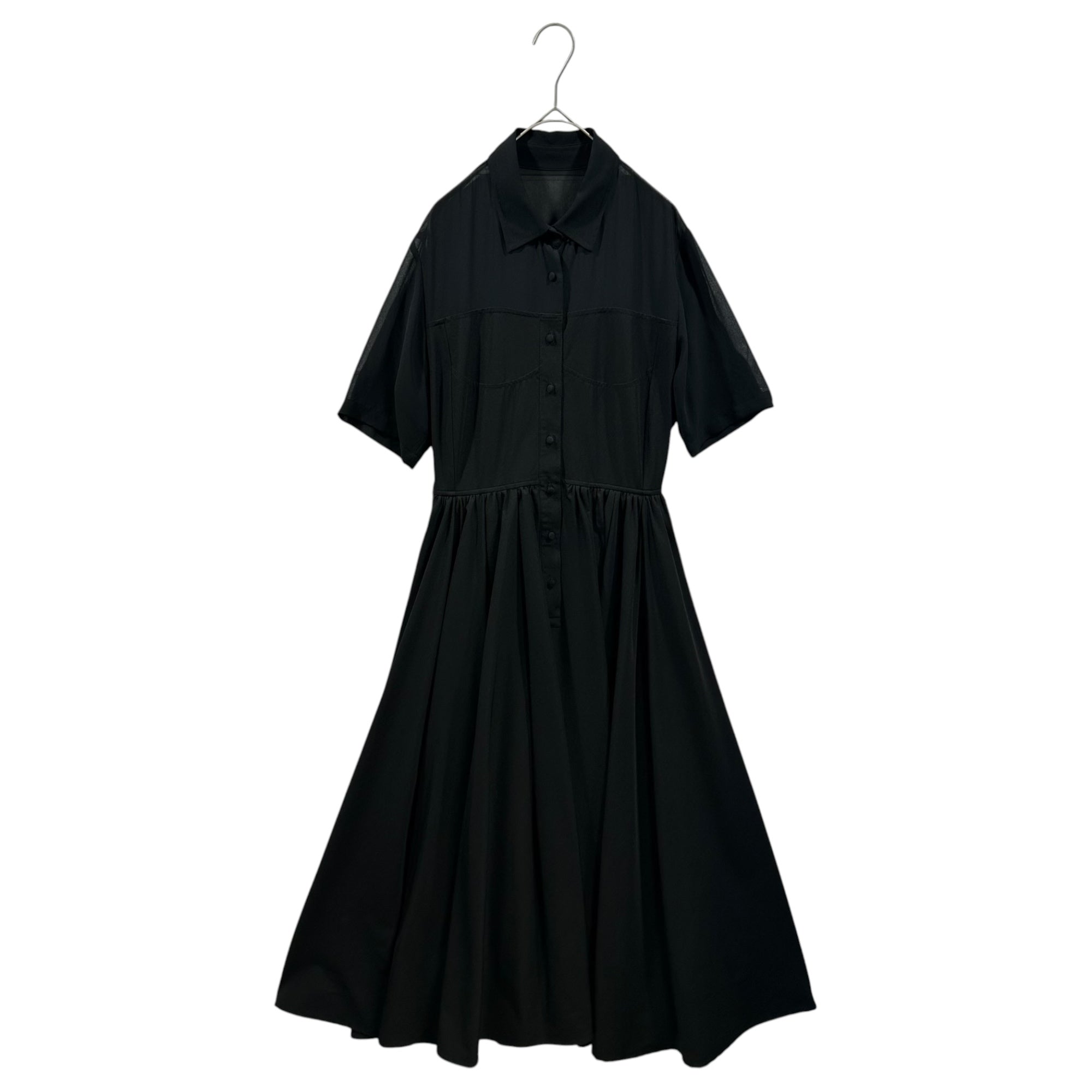 AMERI(アメリ) 2021SS CORSET DOCKING DRESS コルセットドッキングドレス ワンピース 01110541040 S ブラック