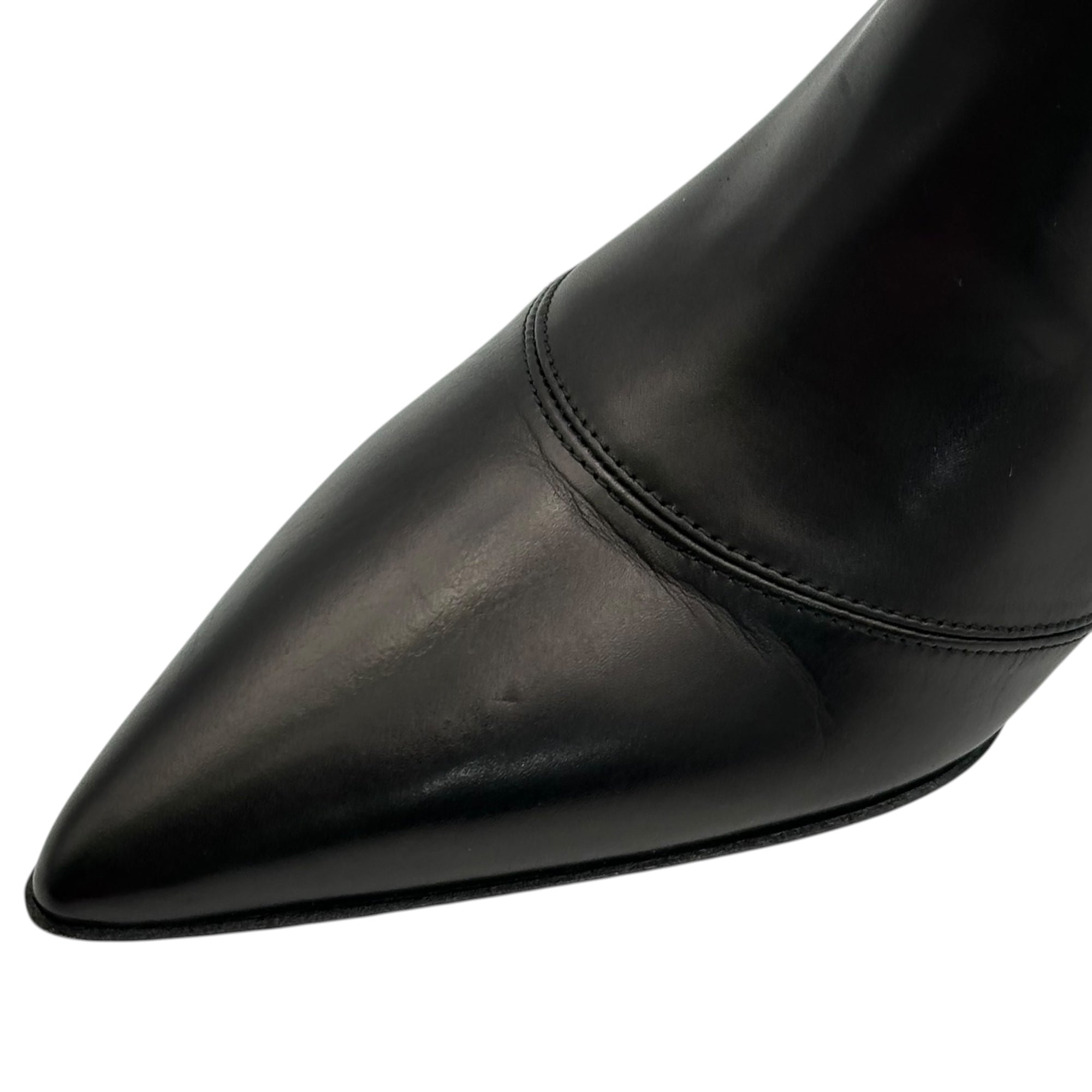 LOUIS VUITTON(ルイヴィトン) Pointed-toe Long Boots ポインテッドトゥ ロング ブーツ 36(23cm程度) ブラック AR0063 ピンヒール