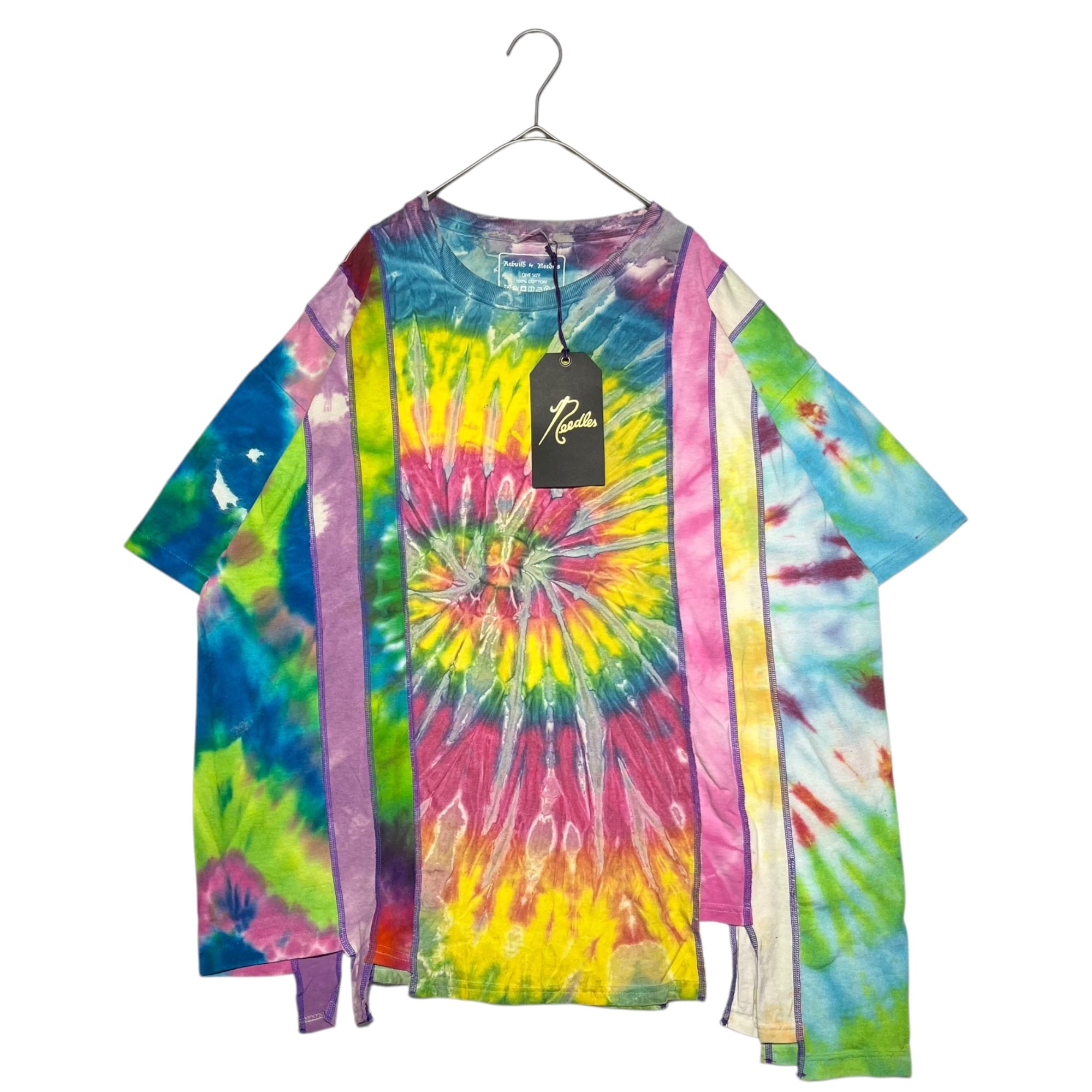 Rebuild by Needles(リビルドバイニードルズ) 5Cuts S/S Tee - Tie Dye タイダイ 再構築 Tシャツ FK396 FREE マルチカラー