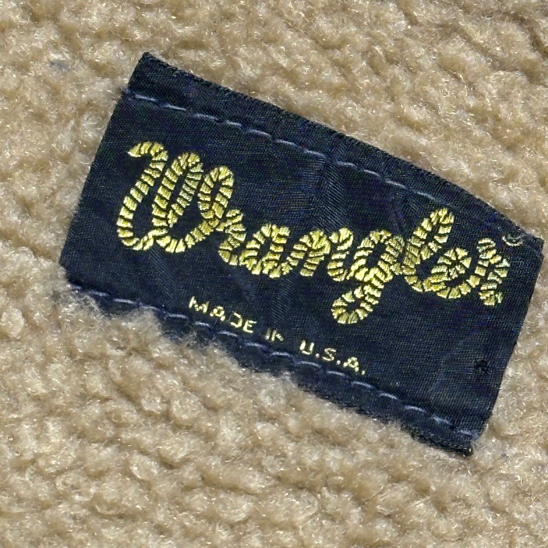 WRANGLER(ラングラー) 70's Vintage Denim Fleece Jacket ヴィンテージ デニム ボア ジャケット 36 インディゴ 70年代 72~76年 太文字黒タグ