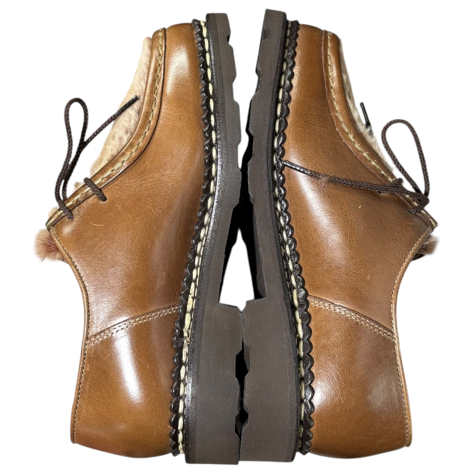Paraboot(パラブーツ) Michael Lapin Tyrolean Leather Shoes ミカエル ラパン チロリアン レザー シューズ 130472 3.5(23cm相当) マロン(ブラウン)