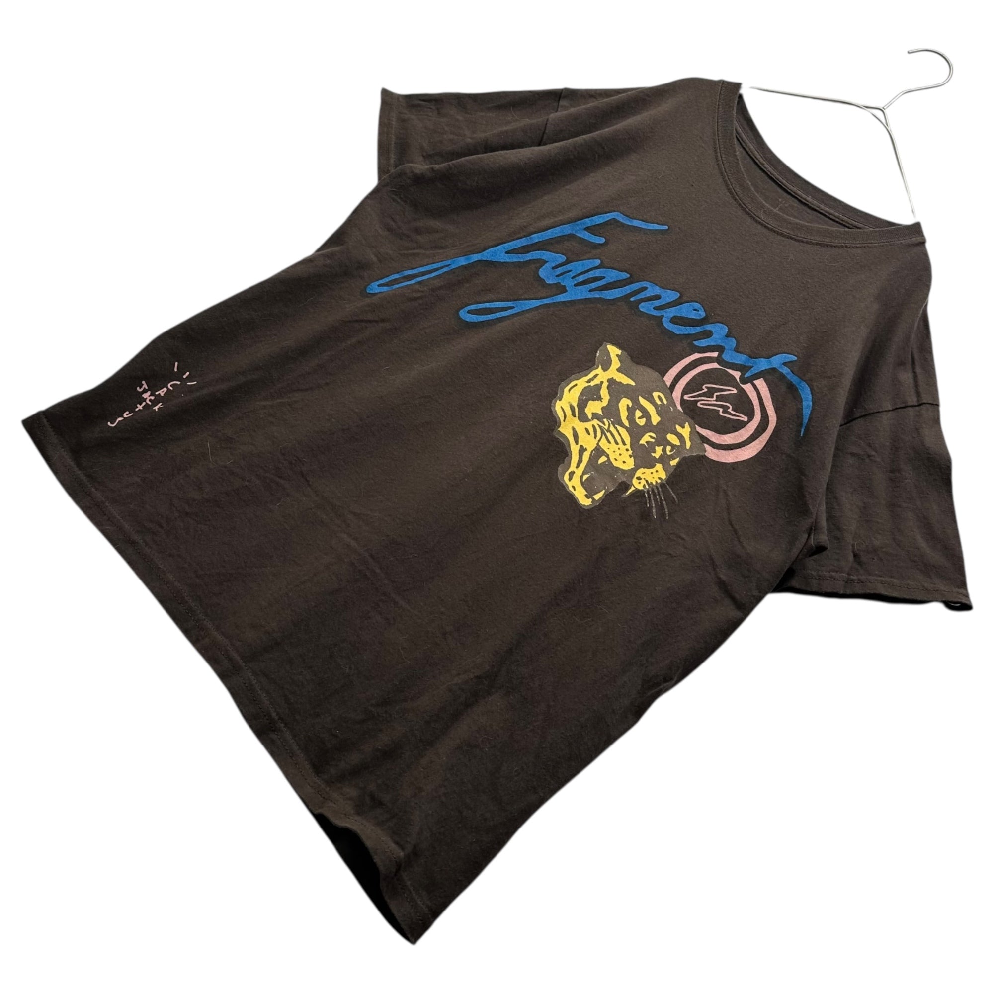 CACTUS JACK × Fragment(カクタスジャック × フラグメント) Tiger Print T-Shirt タイガー プリント Tシャツ 虎 M ブラウン Travis Scott