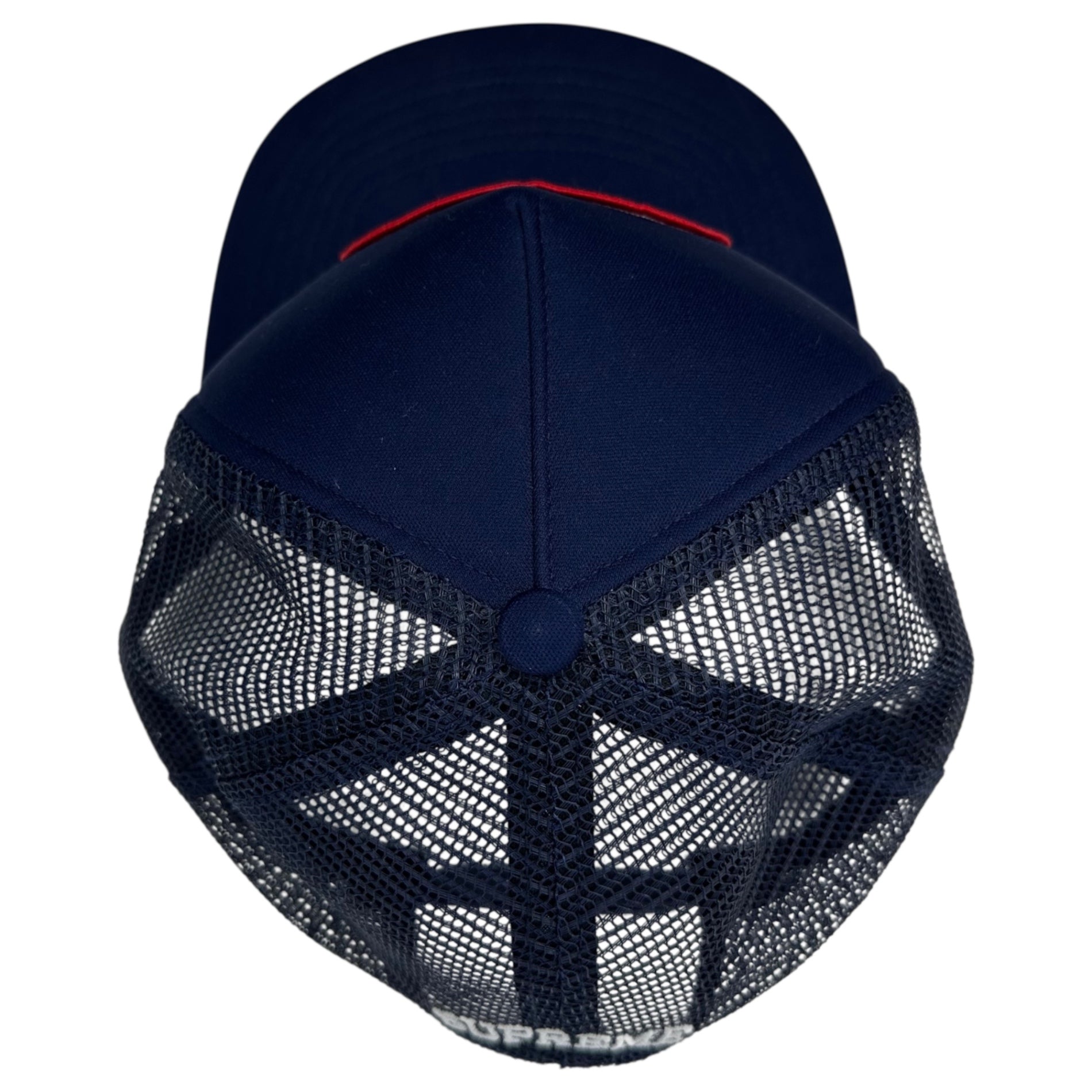 SUPREME(シュプリーム) 24AW Authorized Mesh Back 5-Panel ロゴ メッシュ キャップ ネイビー 24FW
