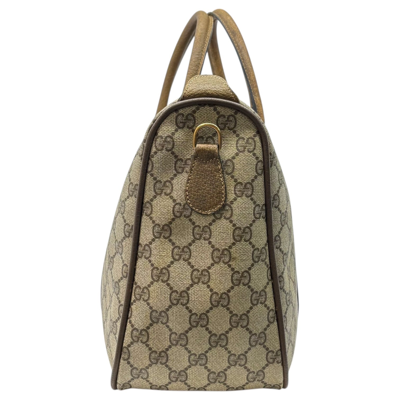 GUCCI(グッチ) Vintage GG Supreme Sherry Line Mini Boston Bag