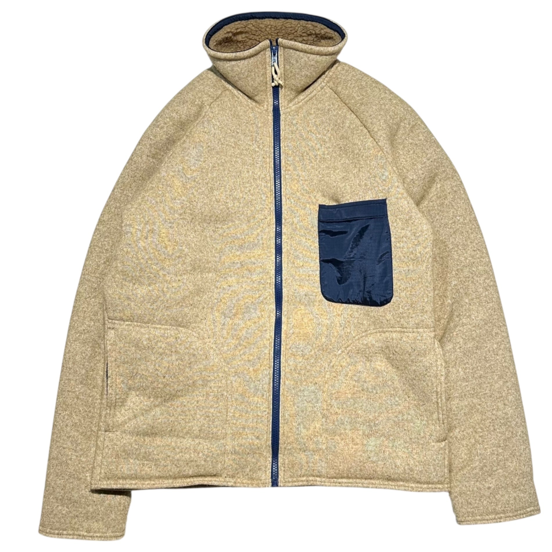 THE REAL McCOY'S(ザリアルマッコイズ) OUTDOOR ACRYLIC PILE CARDIGAN アウトドア アクリル パイル ジャケット ボア MJ21120 M ベージュ フリース