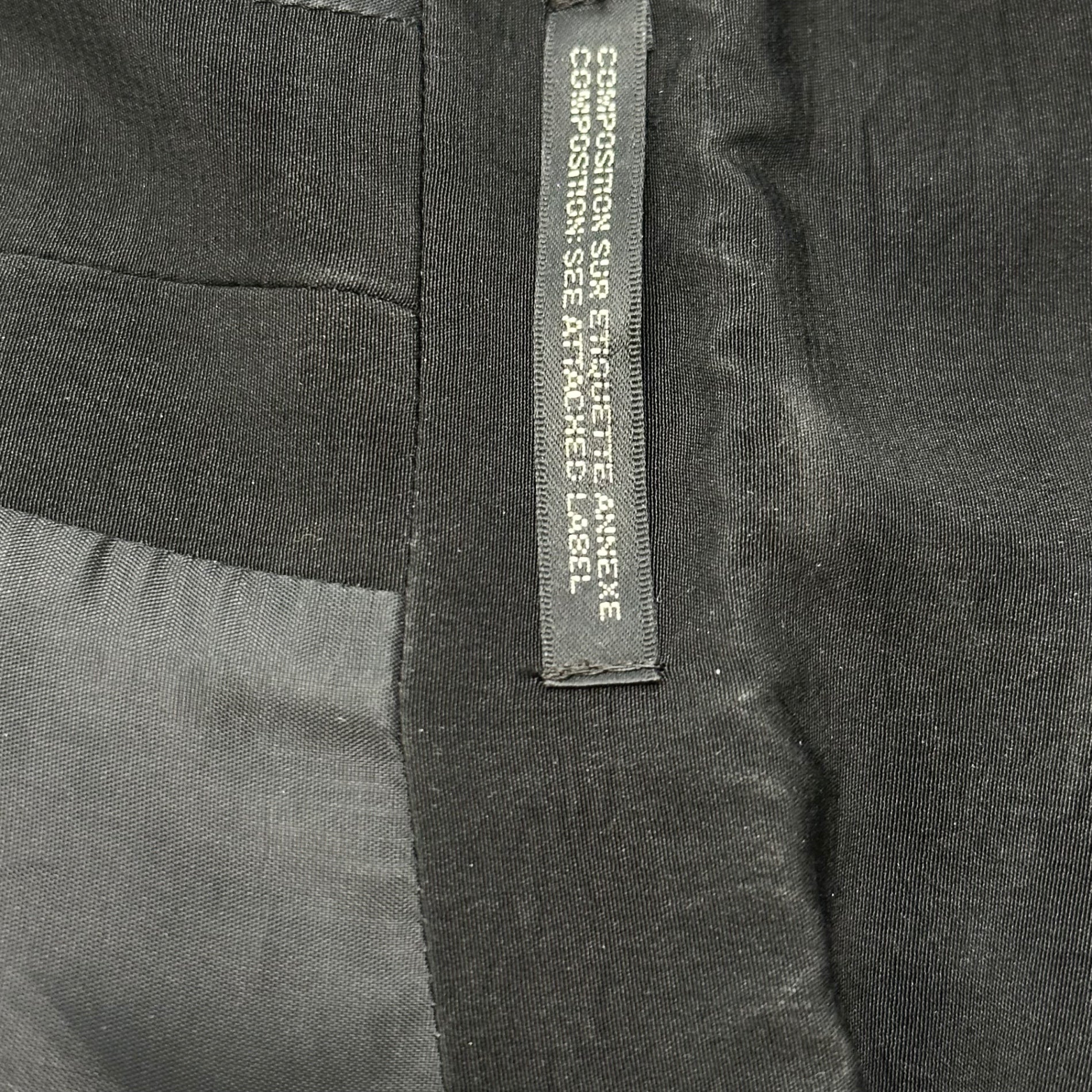 YOHJI YAMAMOTO POUR HOMME(ヨウジヤマモトプールオム) 25SS TA TUXEDO BACK CENTER FASTENER JACKET タキシード バック センター ファスナー ジャケット HP-J35-500 2(M程度) ブラック 参考定価176,000円(税込)