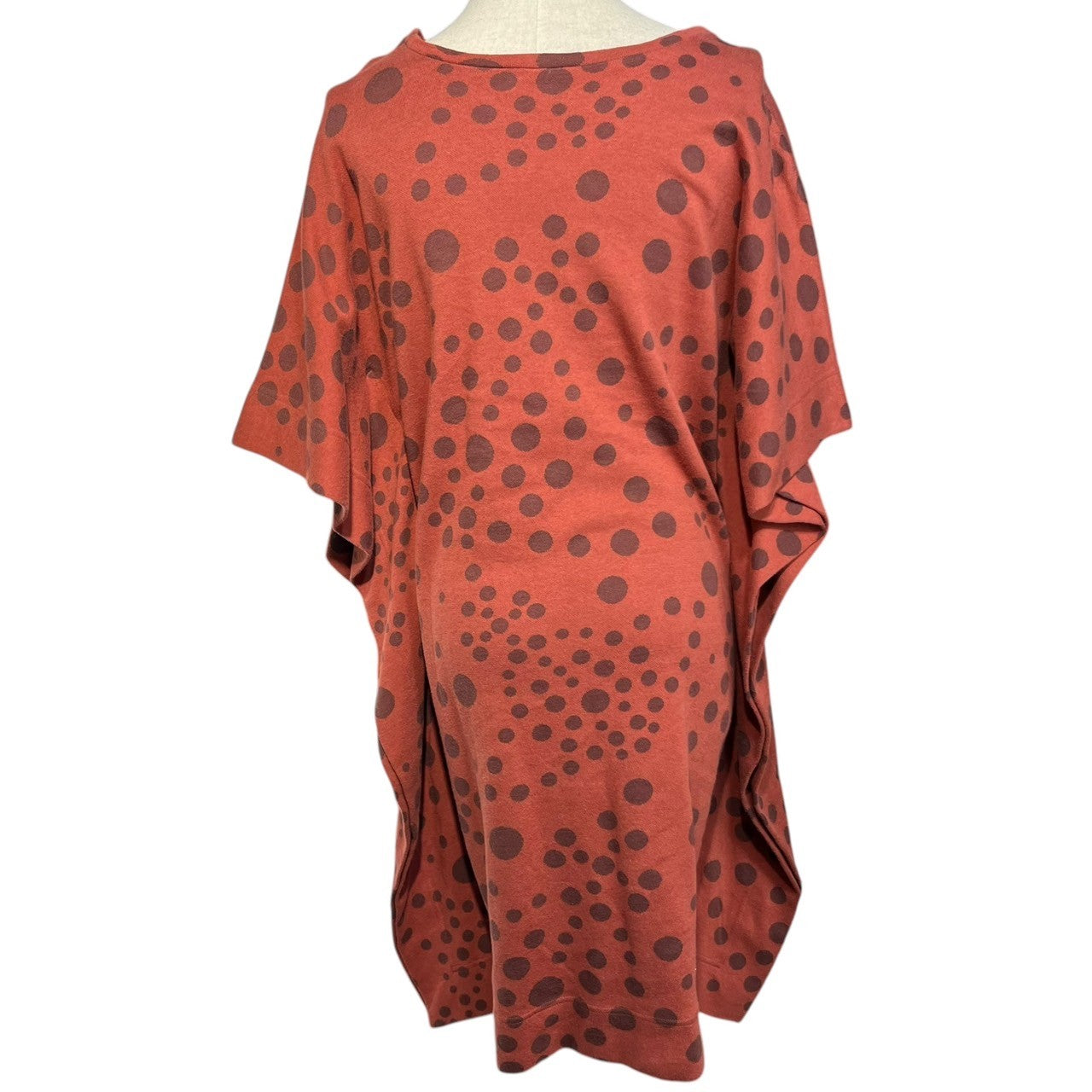 Vivienne Westwood RED LABEL CHOICE(ヴィヴィアンウエストウッドレッドレーベルチョイス) Random dot pattern sweatshirt dress ランダム ドット柄 スウェット ワンピース 16-55-571002 2(M) オレンジ