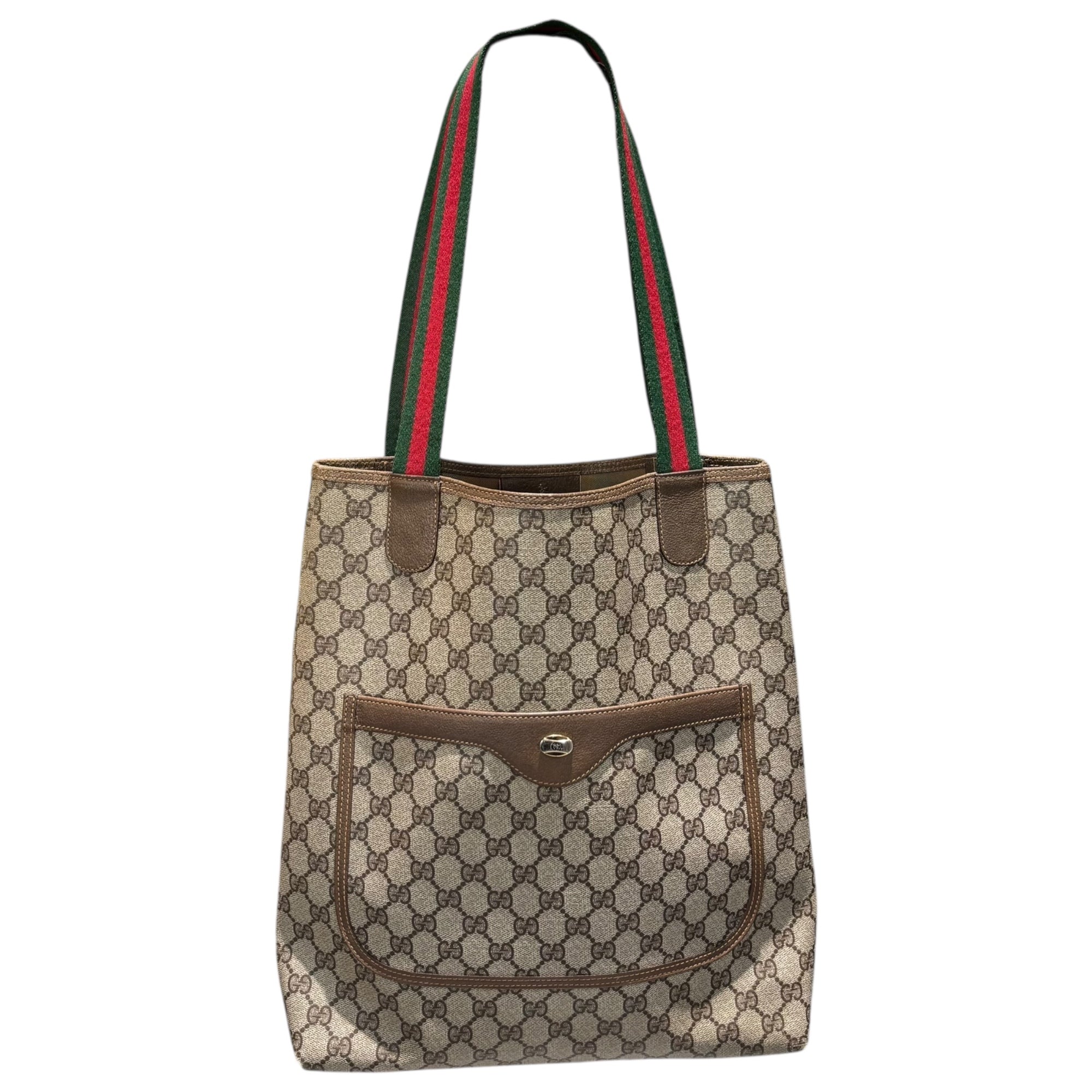 GUCCI(グッチ) GG Supreme Cherry Line Tote Bag GG スプリーム チェリーライン トート バッグ 39・02・003 ベージュ Accessory collection