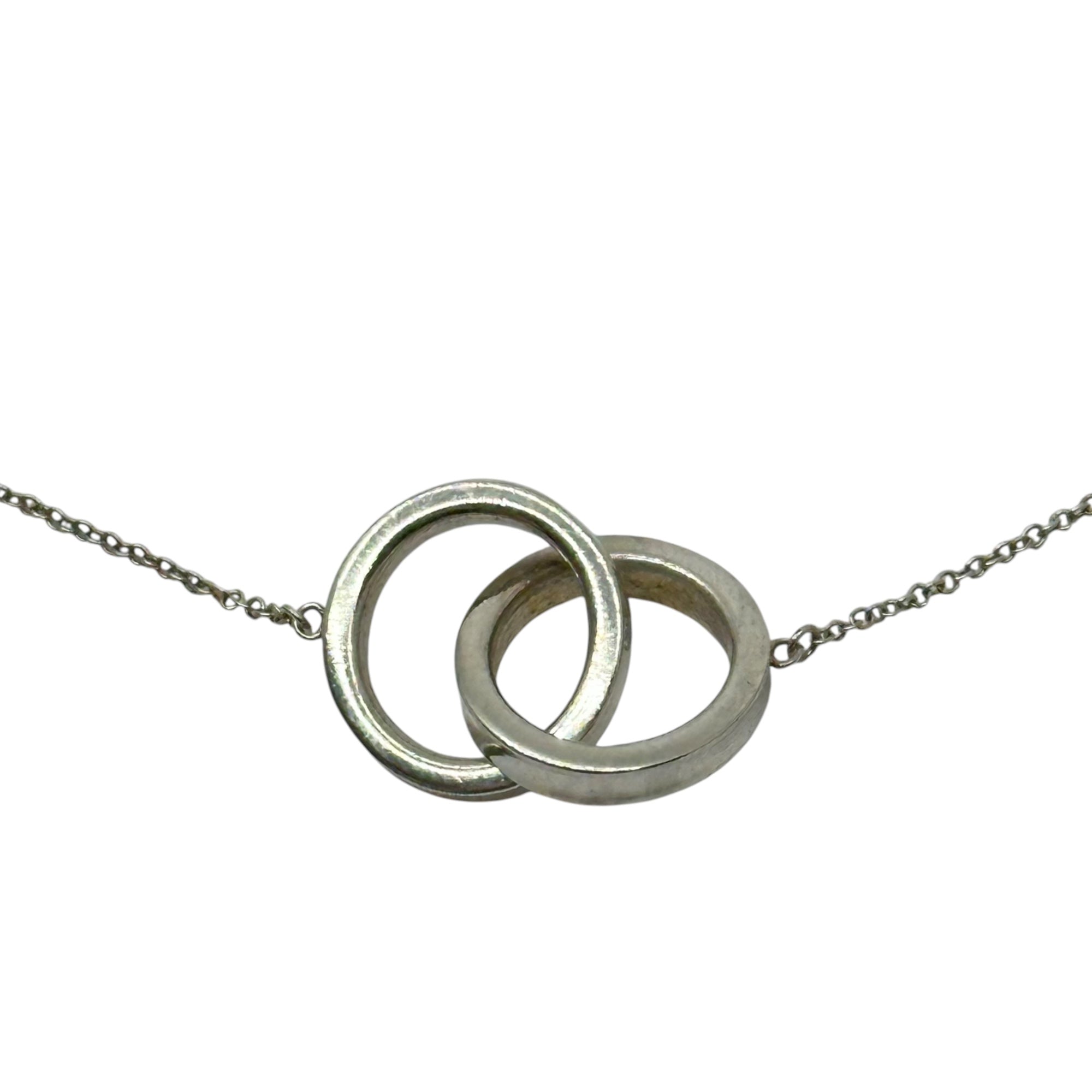 TIFFANY & CO.(ティファニー) 1837™ Interlocking Circle Pendant インター ロッキング サークル ペンダント シルバー リング ネックレス AG925