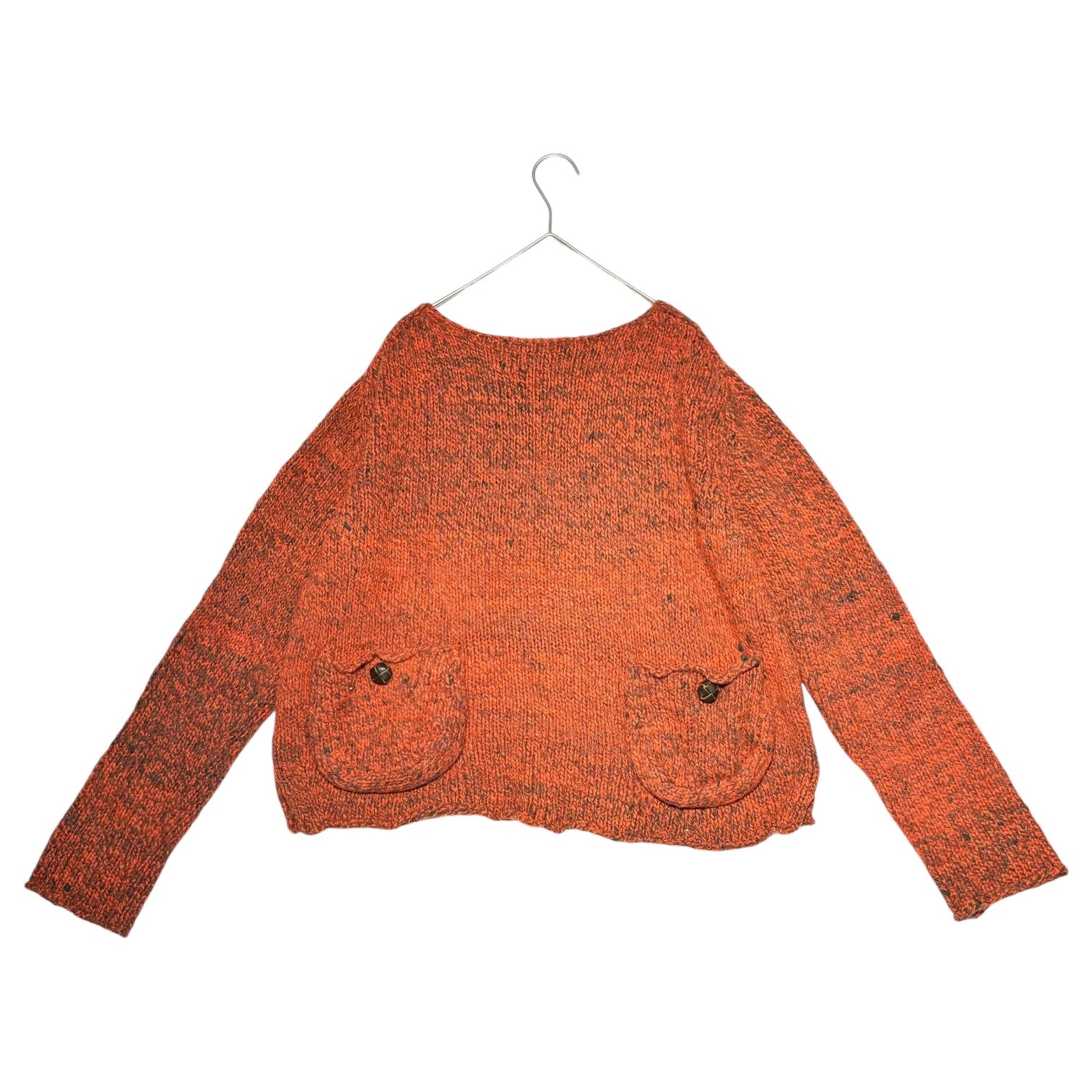 Y's(ワイズ) back pocket knit pullover バック ポケット ニット プルオーバー YD-K96-179 2 オレンジ