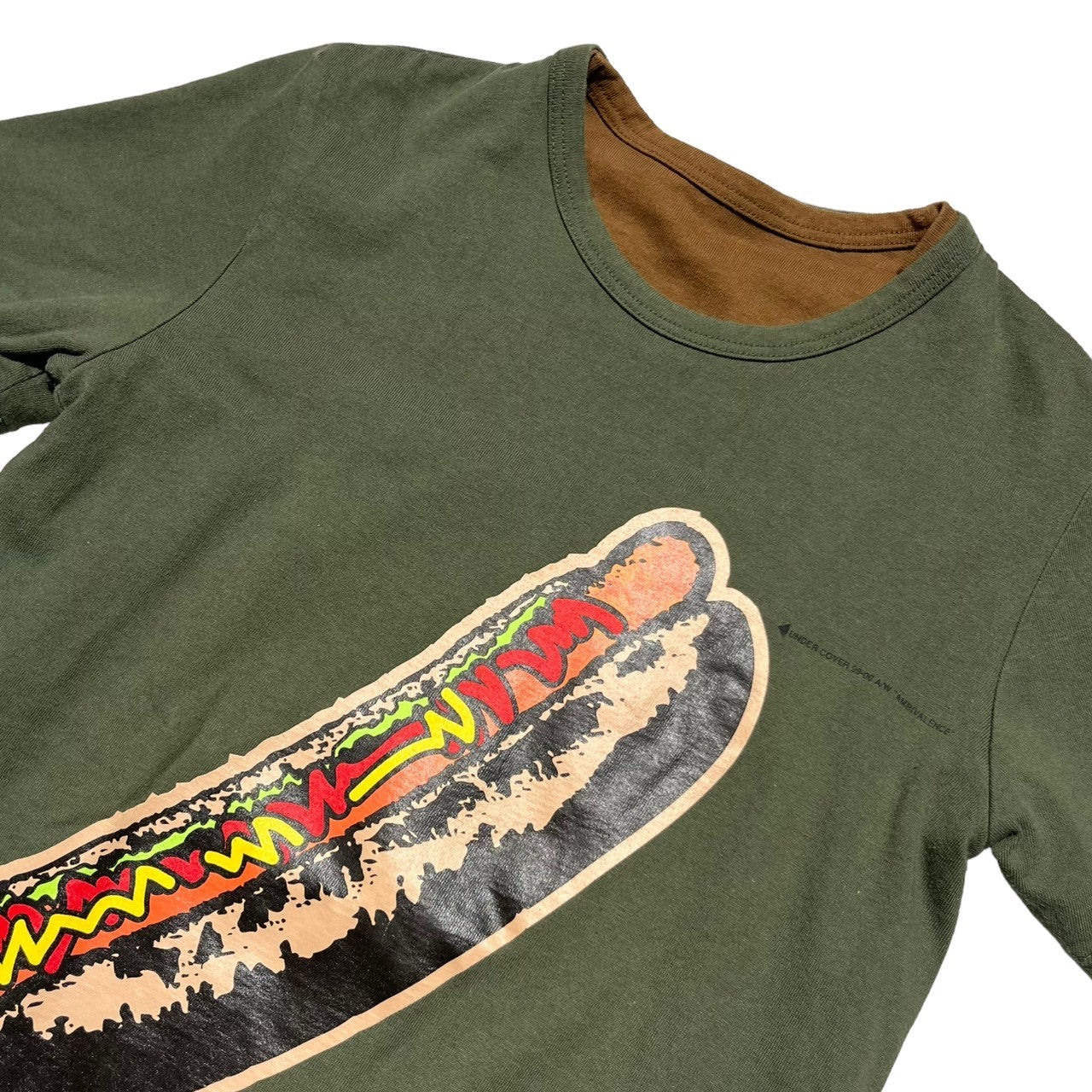 UNDERCOVER(アンダーカバー) 99AW AMBIVALENCE期 Hot dog & ice cream T-shirt アンビヴ