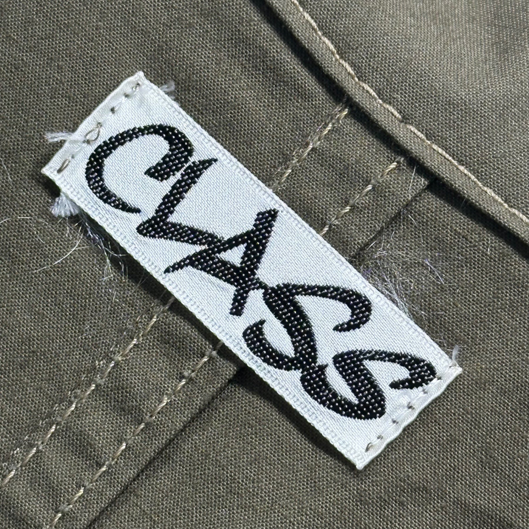 CLASS(クラス) 2-Tone Belted Military Coat 2トーン ベルテッド ミリタリー コート 46 オリーブ×ブラック トレンチ