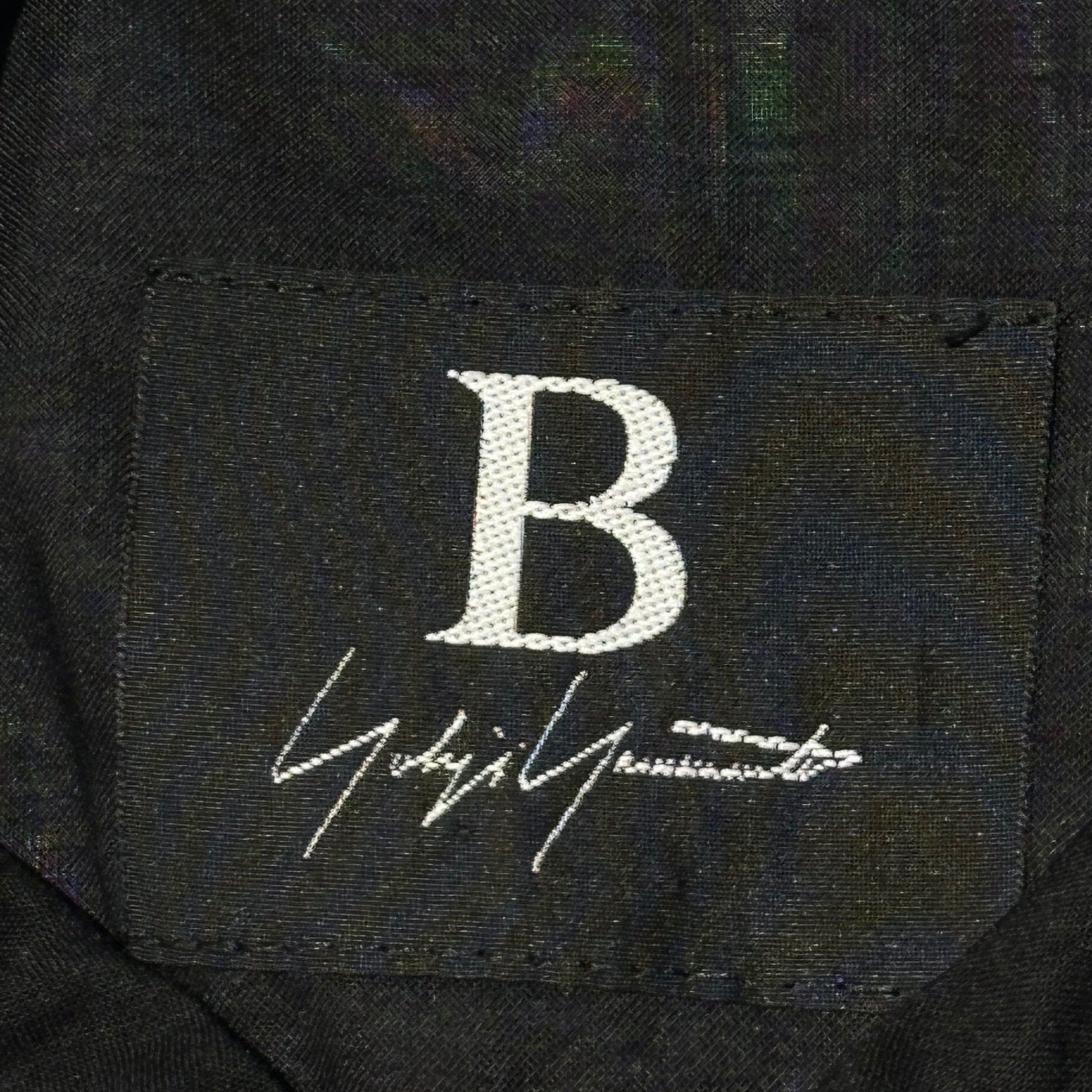B YOHJI YAMAMOTO(ビー ヨウジヤマモト) B/FLUTTERING SHIRT 左薙ぎ 長袖 ロング シャツ NN-B57-201 1(S程度) ブラック