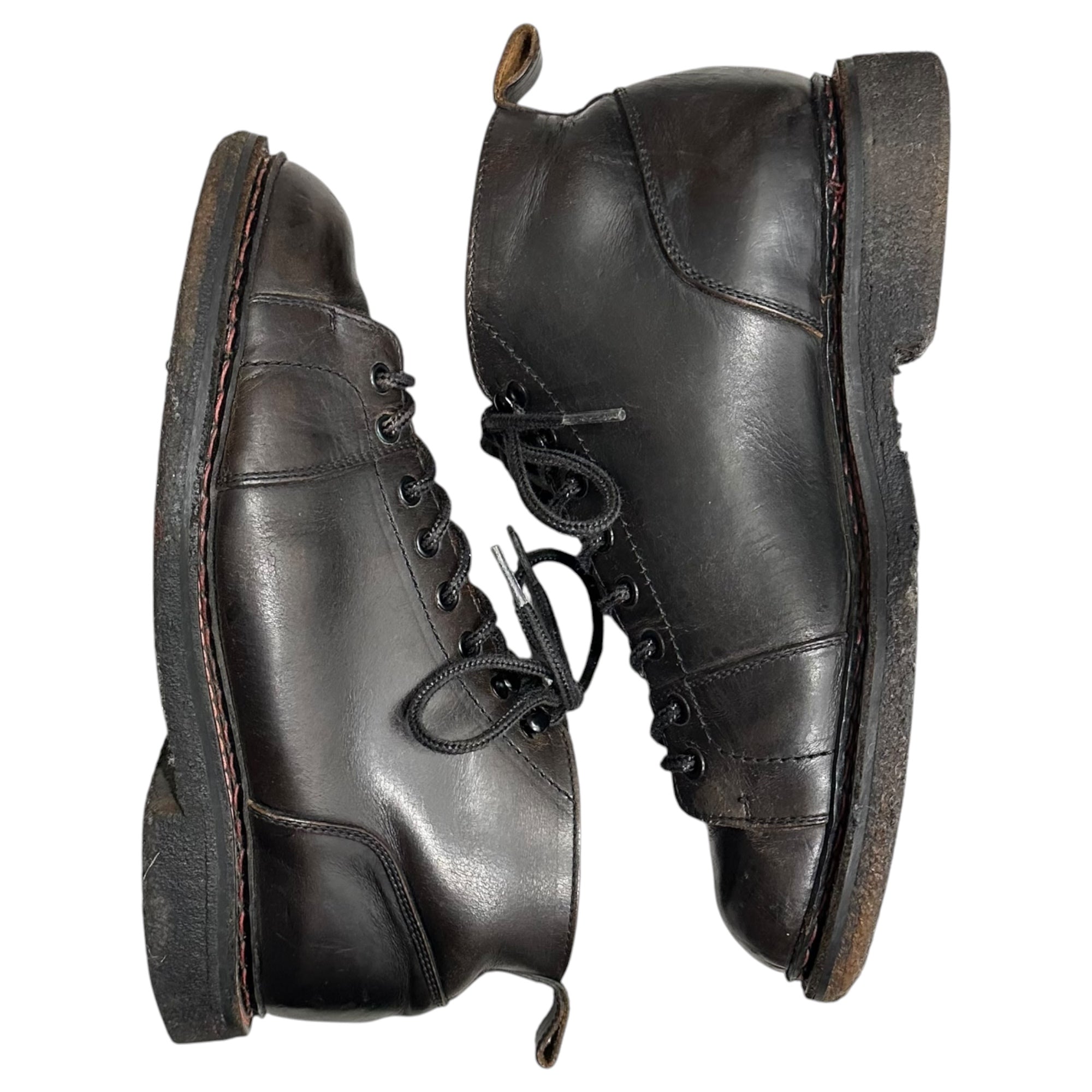 Y's for men(ワイズフォーメン) 2002AW Crepe-Sole Leather Monkey Boots クレープソール レザー モンキー ブーツ MM-E54-753-174-1 4(約26.5~27.0cm) ブラック 00's 革靴