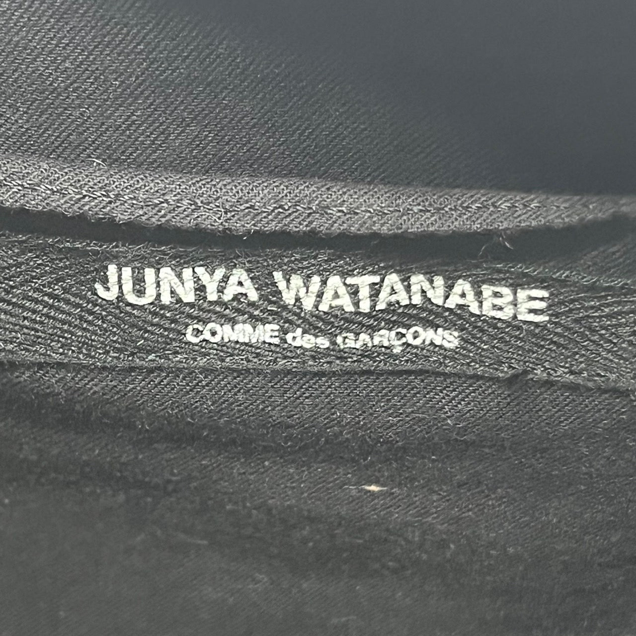 COMME des GARCONS JUNYA WATANABE(コムデギャルソンジュンヤワタナベ) レースハンドバッグ/カウレザー/牛革 JS-K202 ブラック×ホワイト