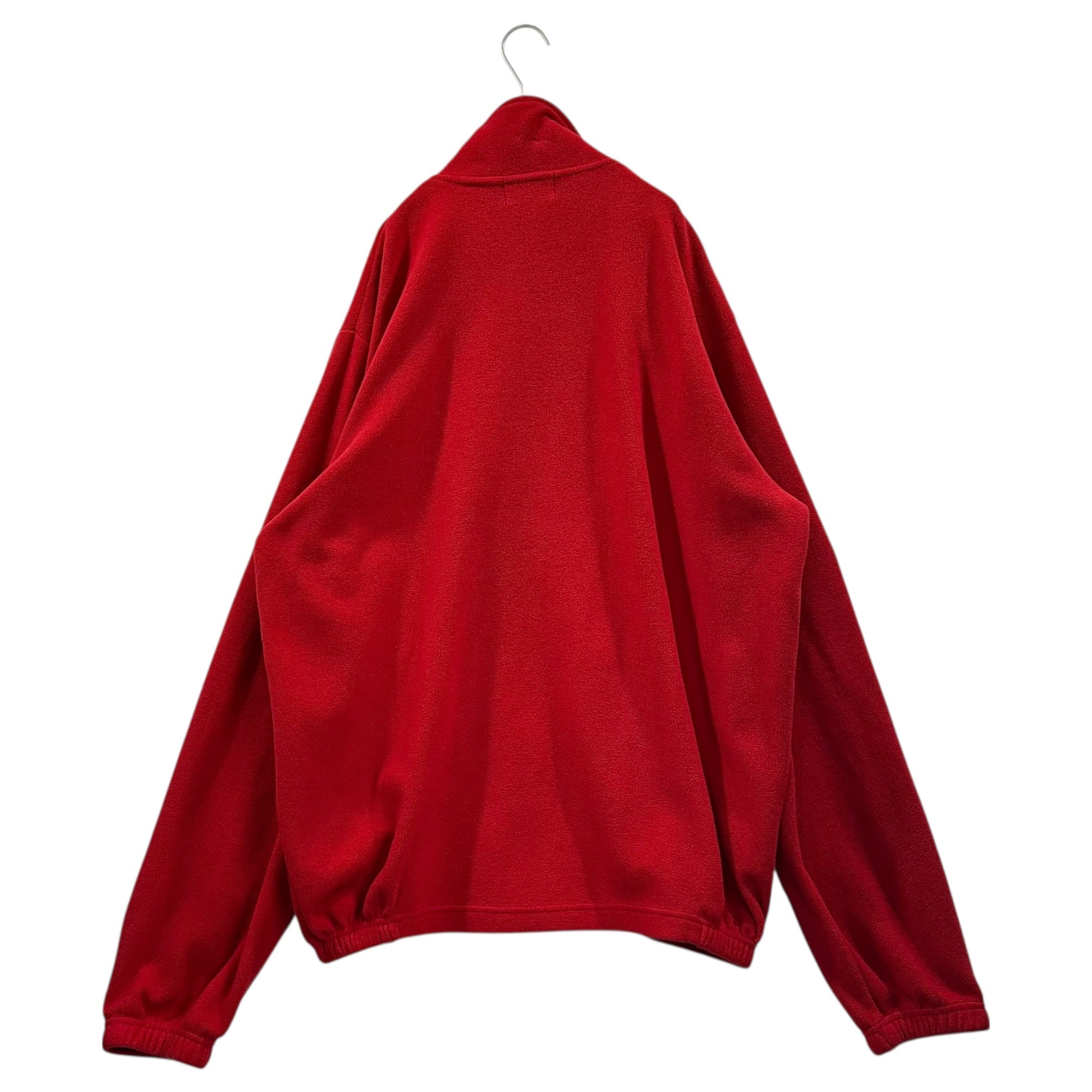 KING SIZE OLD Full-Zip Fleece boa Jacket フルジップ フリース ボア ジャケット 表記消(XL程度) レッド