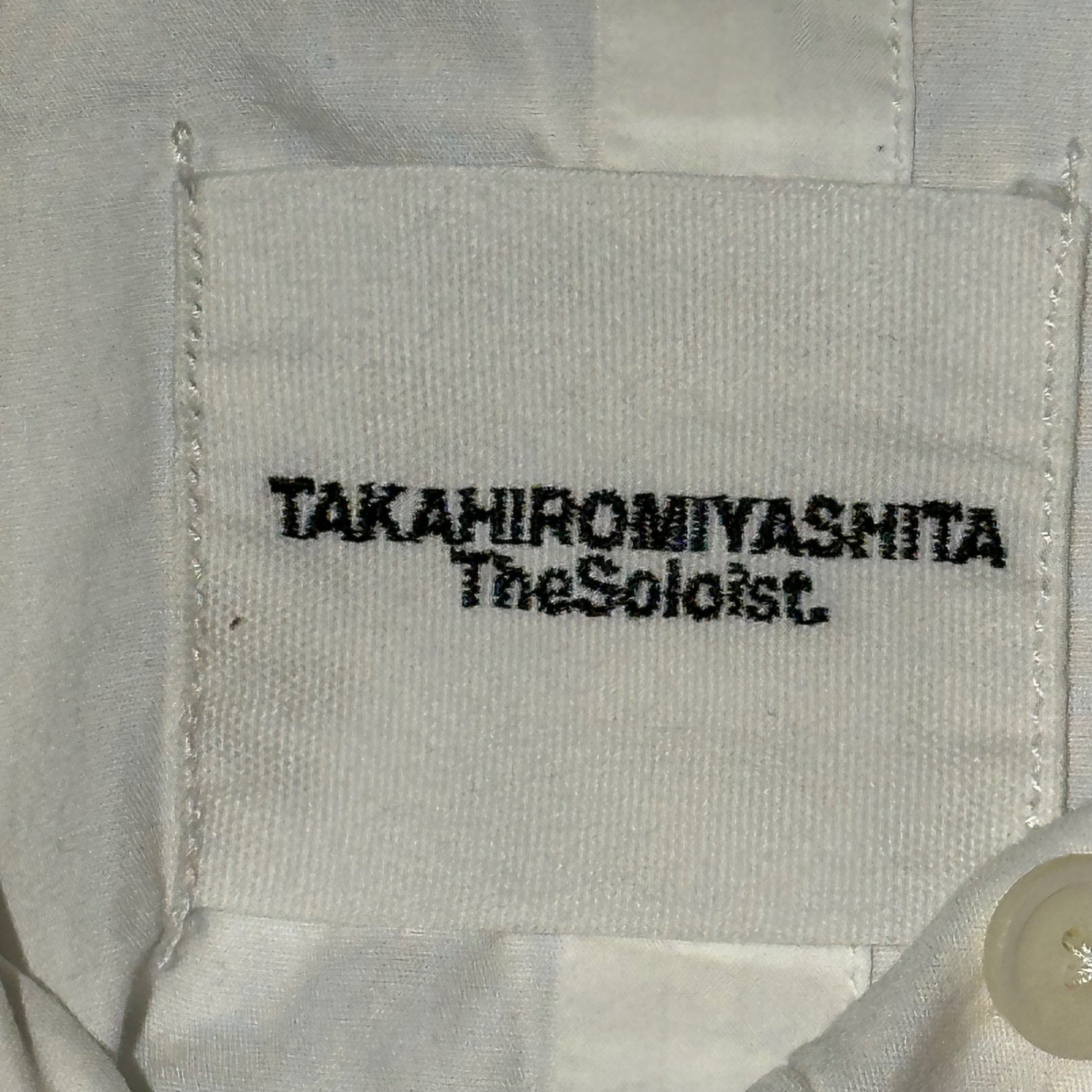 TAKAHIRO MIYASHITA The Soloist.(タカヒロミヤシタザソロイスト) 17AW Jacket Seam L/S Shirt ジャケット シーム 長袖 シャツ 005AW17 46 ホワイト