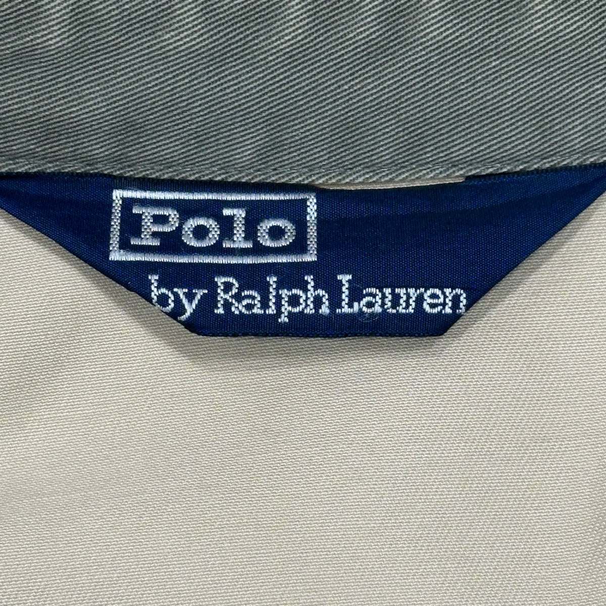 POLO RALPH LAUREN(ポロラルフローレン) 1980's〜1990's Harrington Jacket スイングトップ ジャケット M ベージュ 80年代～90年代 三角タグ ヴィンテージ