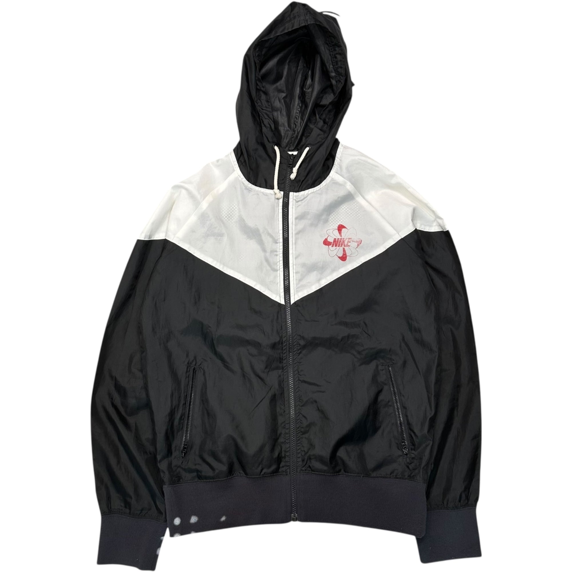 NIKE(ナイキ) 12SS Vintage Windrunner JKT ヴィンテージ加工 ウインドランナー ジャケット FA120206HKC S ブラック×ホワイト