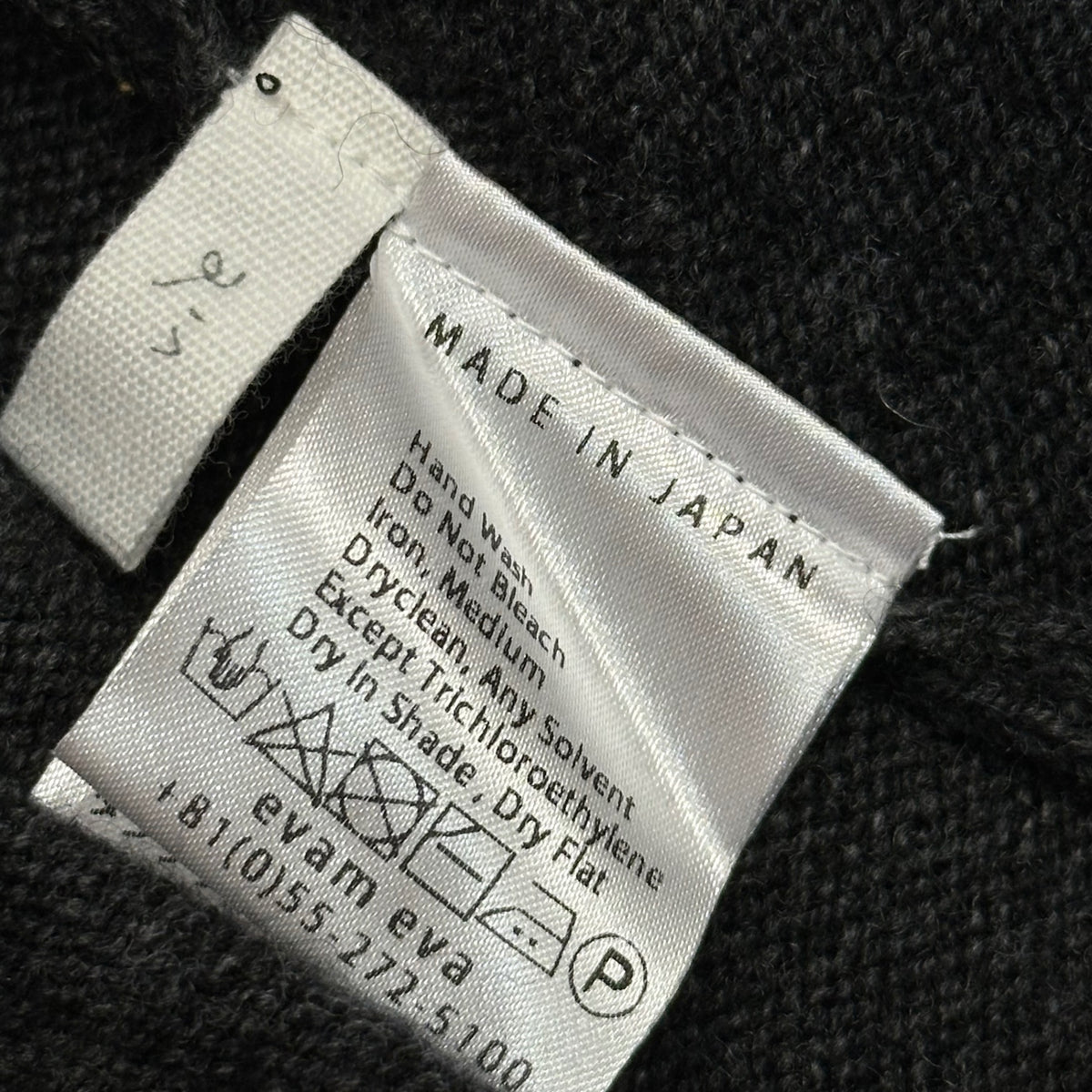 evam eva(エヴァムエヴァ) slit poncho スリット入り ポンチョ V173K949 FREE グレー ウール ヤク カシミア