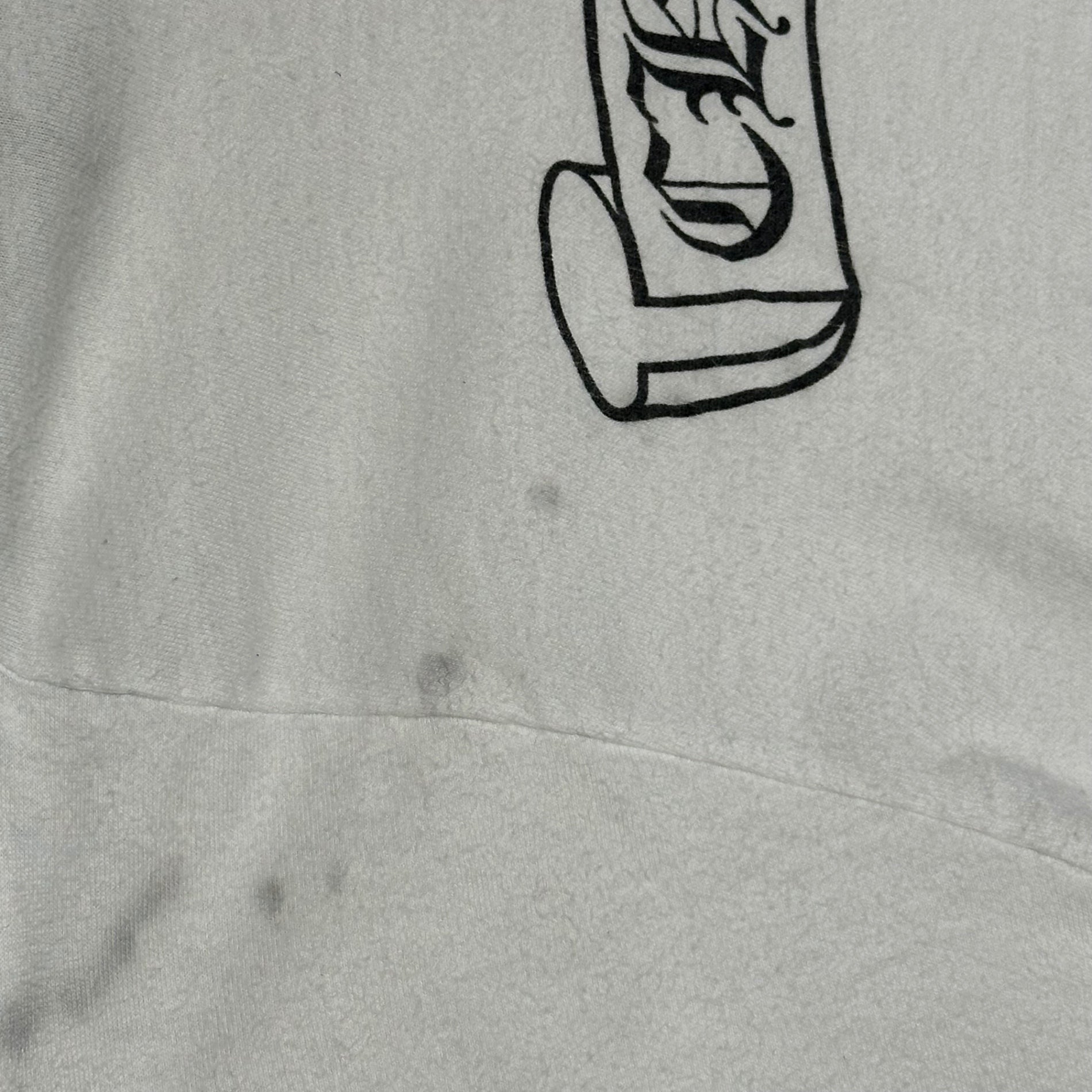 CHROME HEARTS(クロムハーツ) Scroll Label L/S T-Shirt スクロール ラベル 長袖 Tシャツ M ホワイト クロムハーツジャパンタグ